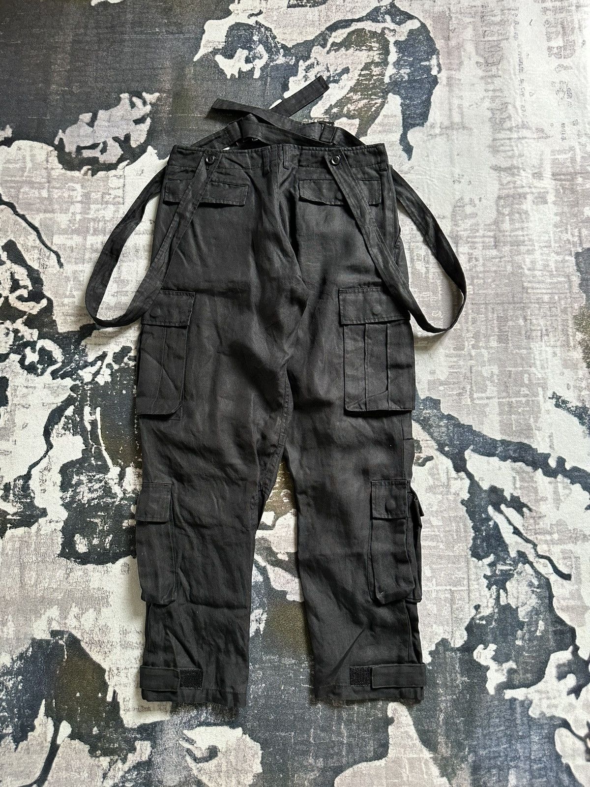 Man Of Moods 2010 S/S MofM ( Man of Moods ) Cargo bondage ramie pant Size US 33 - 5 Thumbnail