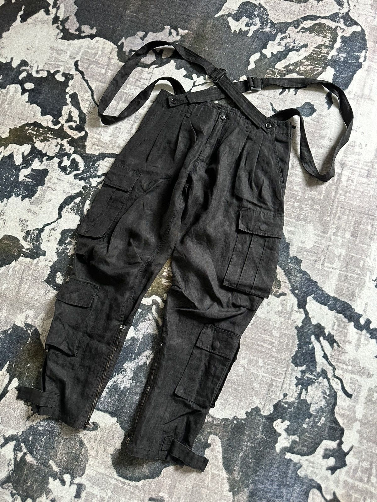 Man Of Moods 2010 S/S MofM ( Man of Moods ) Cargo bondage ramie pant Size US 33 - 3 Thumbnail