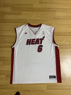 As-is Kids Size Lebron James Stitched Miami Heat Jersey