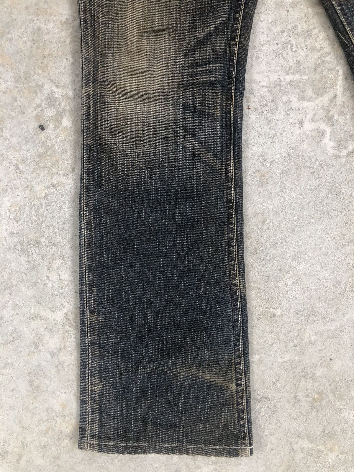 Levi's Vintage Levi’s 507 Distressed Jeans Flared Jeans Mudwash Size US 31 - 3 Thumbnail