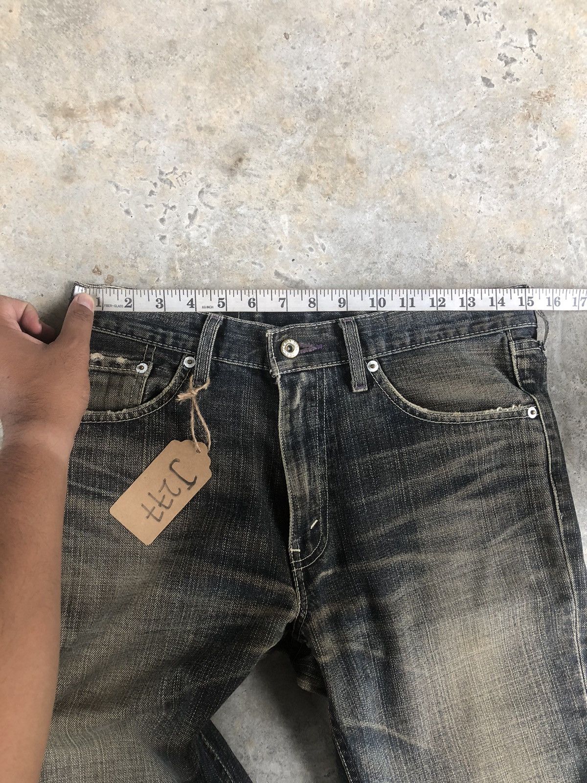 Levi's Vintage Levi’s 507 Distressed Jeans Flared Jeans Mudwash Size US 31 - 15 Thumbnail