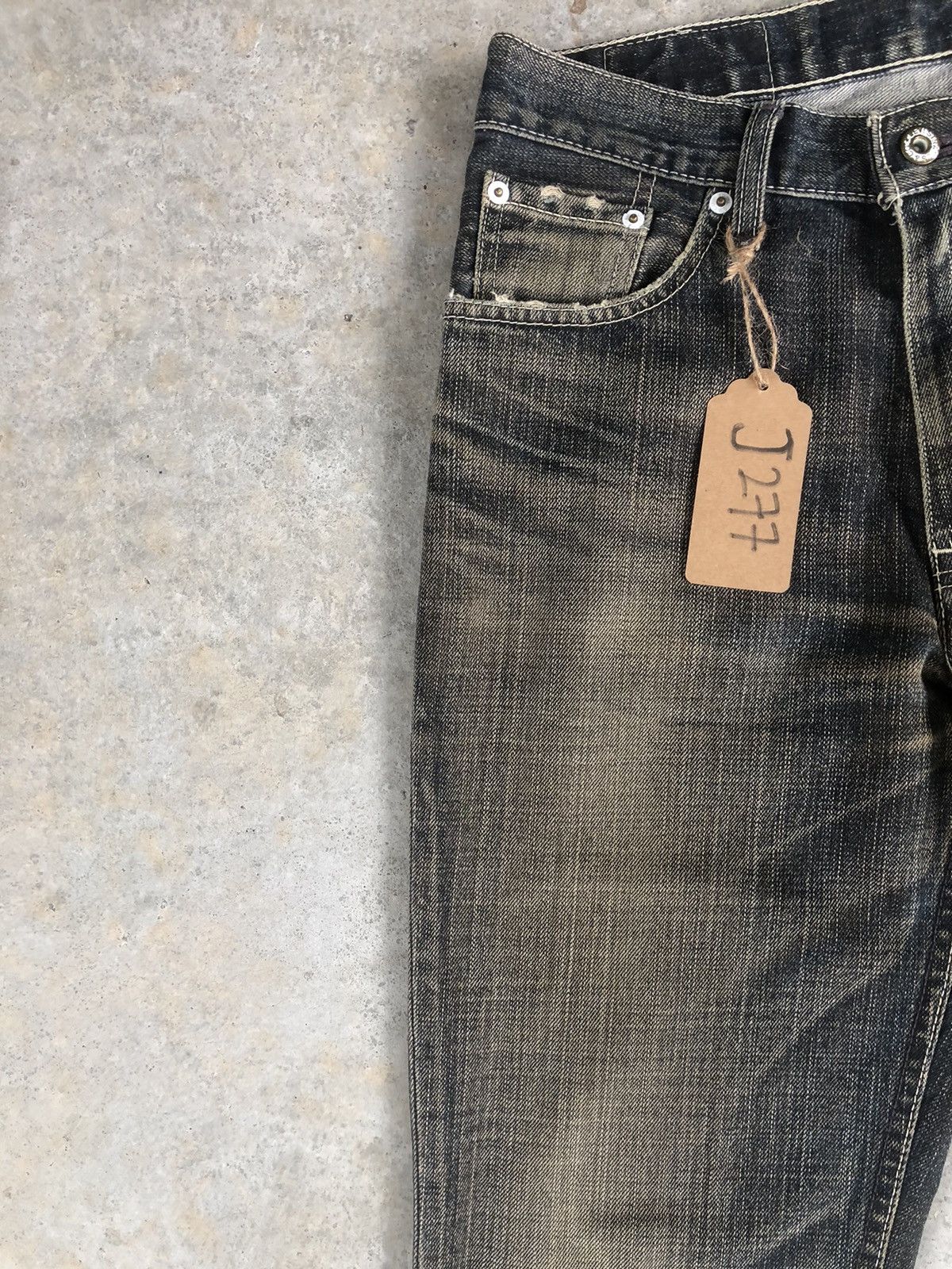Levi's Vintage Levi’s 507 Distressed Jeans Flared Jeans Mudwash Size US 31 - 5 Thumbnail