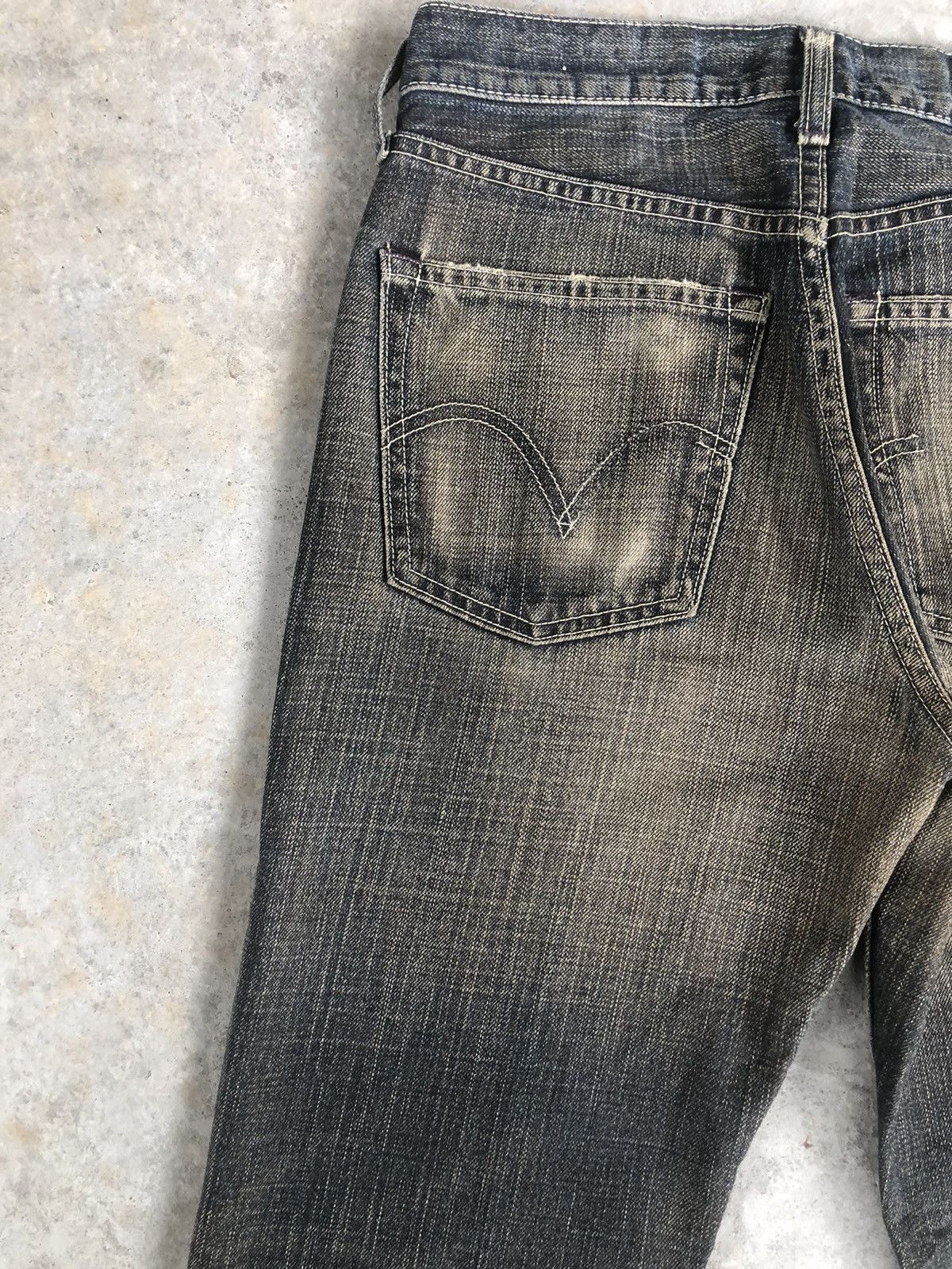 Levi's Vintage Levi’s 507 Distressed Jeans Flared Jeans Mudwash Size US 31 - 11 Thumbnail