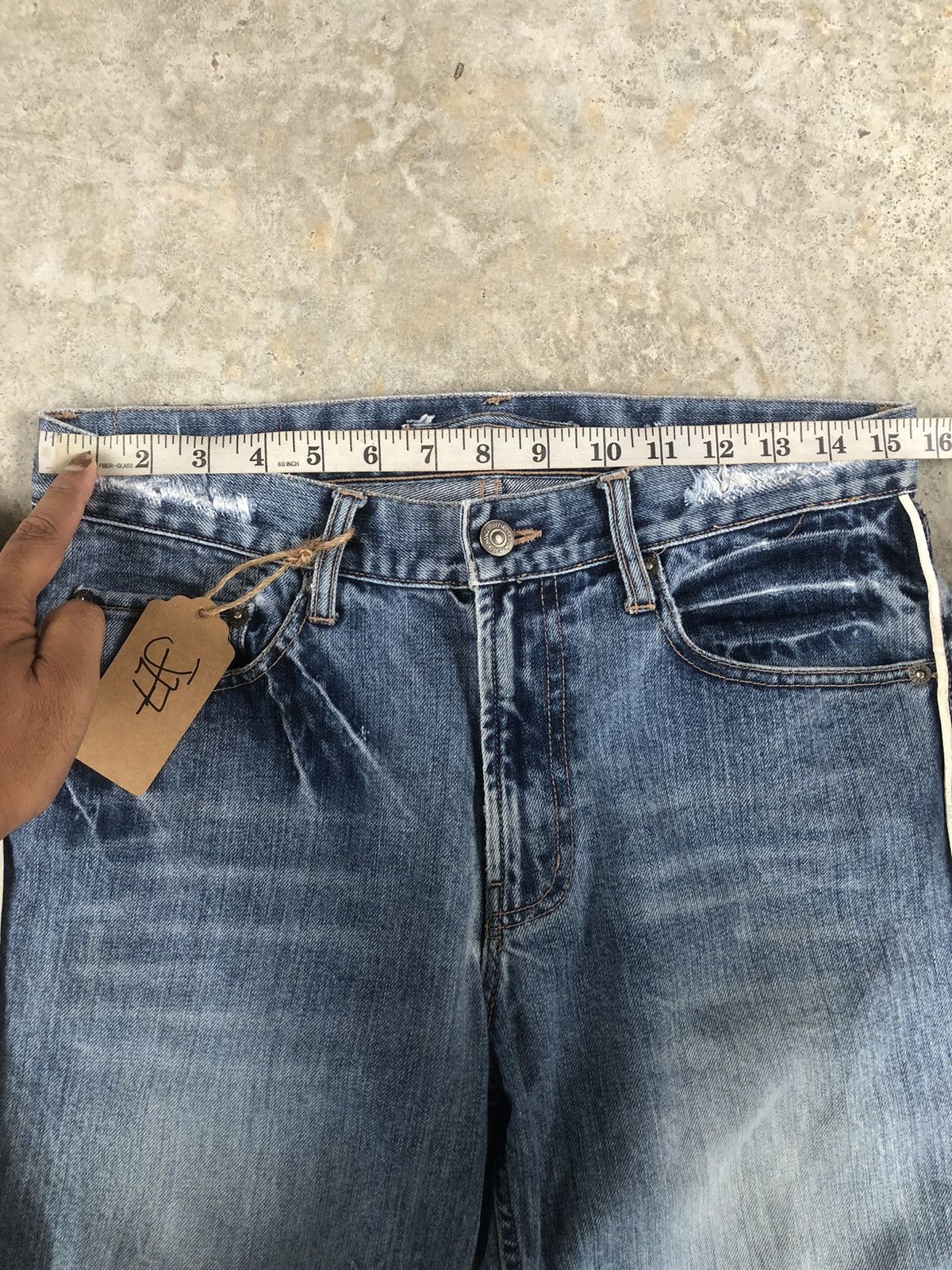 PPFM PPFM Distressed Jeans Size US 31 - 21 Thumbnail