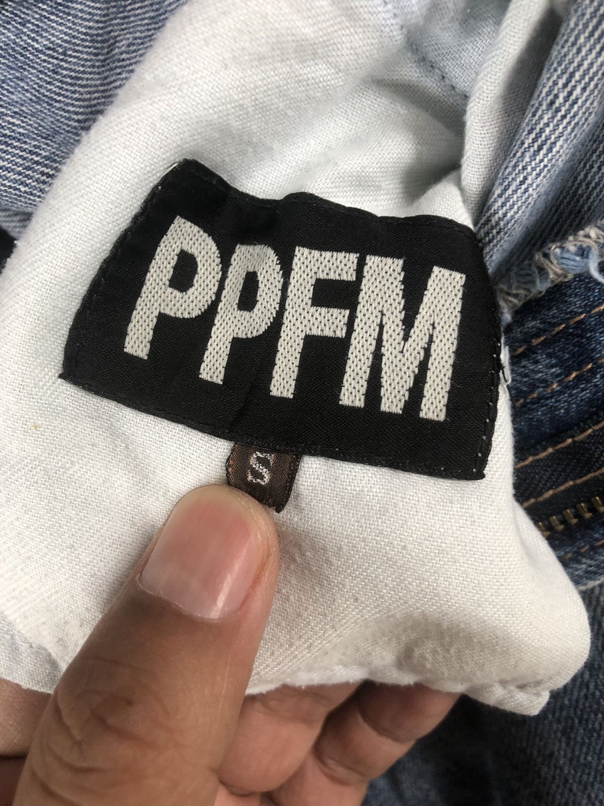 PPFM PPFM Distressed Jeans Size US 31 - 20 Thumbnail