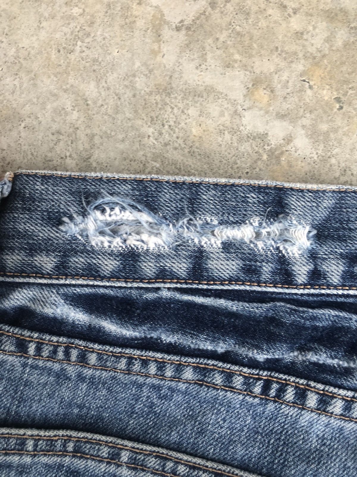 PPFM PPFM Distressed Jeans Size US 31 - 15 Thumbnail