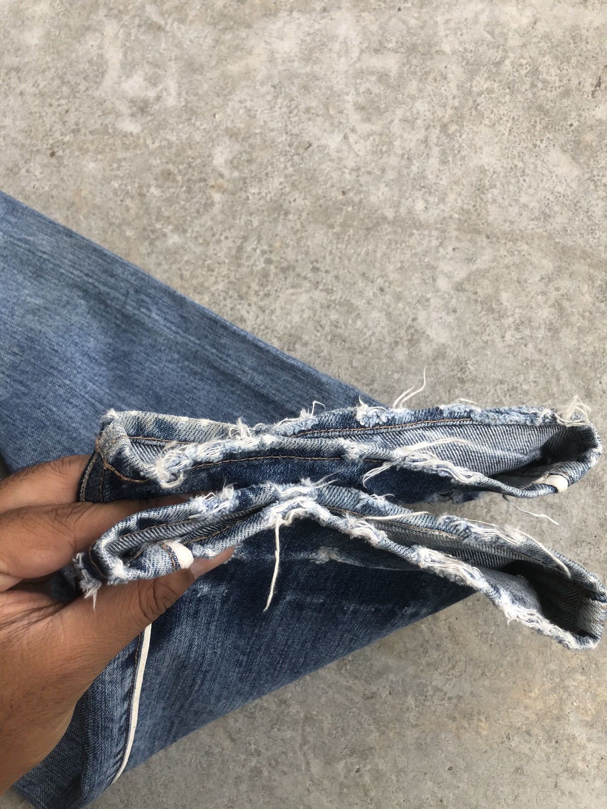 PPFM PPFM Distressed Jeans Size US 31 - 17 Thumbnail