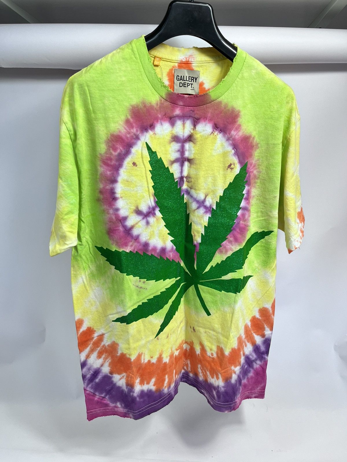 Gallery Dept. Tie dye leaf print T-Shirt Size US M / EU 48-50 / 2 - 1 Thumbnail