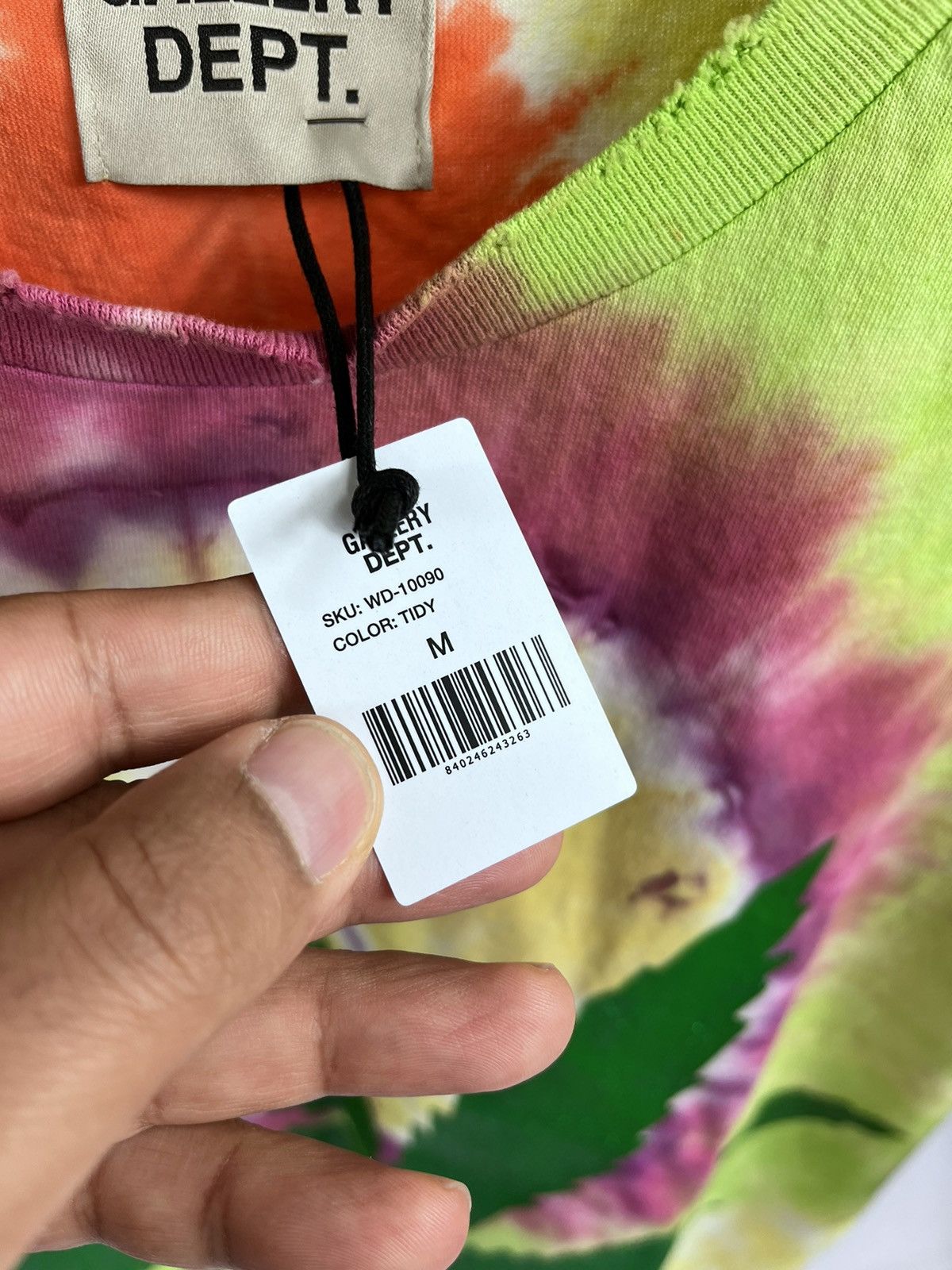 Gallery Dept. Tie dye leaf print T-Shirt Size US M / EU 48-50 / 2 - 4 Thumbnail