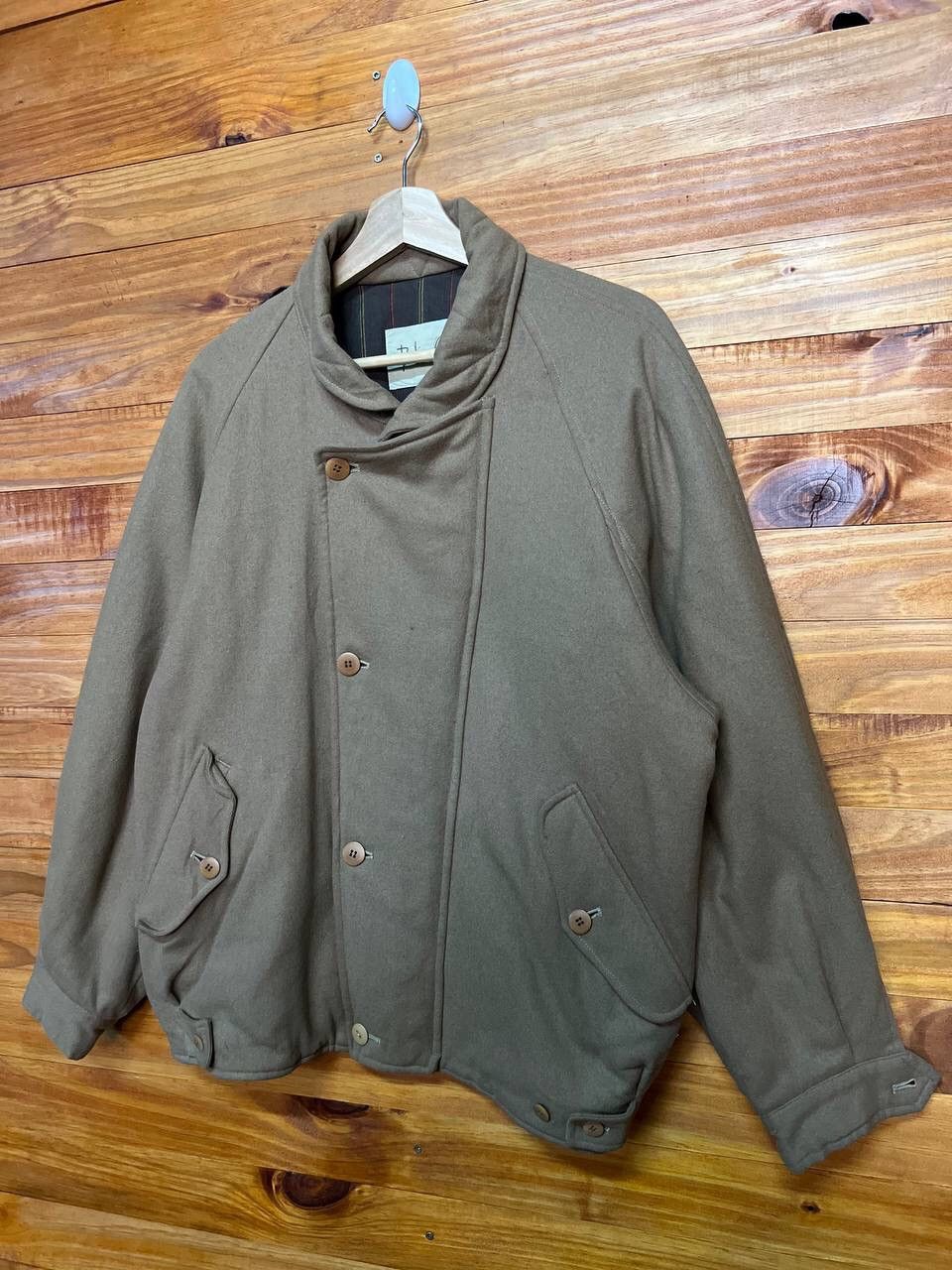 Japanese Brand VINTAGE BAKER ST. WOOL BOMBER JACKET Size US L / EU 52-54 / 3 - 4 Thumbnail