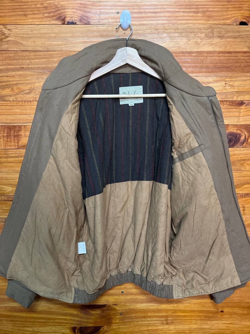 Japanese Brand VINTAGE BAKER ST. WOOL BOMBER JACKET Size US L / EU 52-54 / 3 - 9 Thumbnail