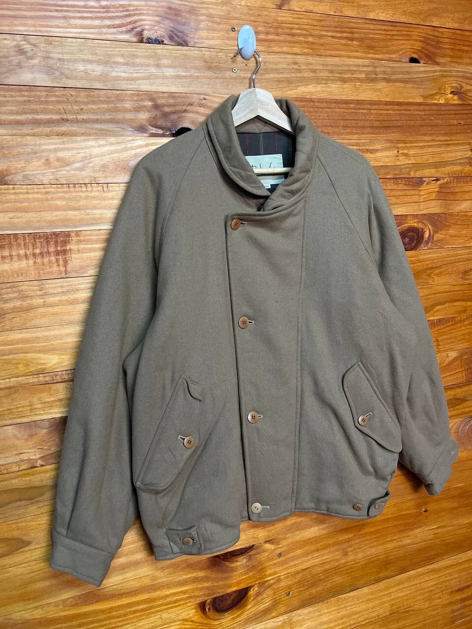 Japanese Brand VINTAGE BAKER ST. WOOL BOMBER JACKET Size US L / EU 52-54 / 3 - 3 Thumbnail