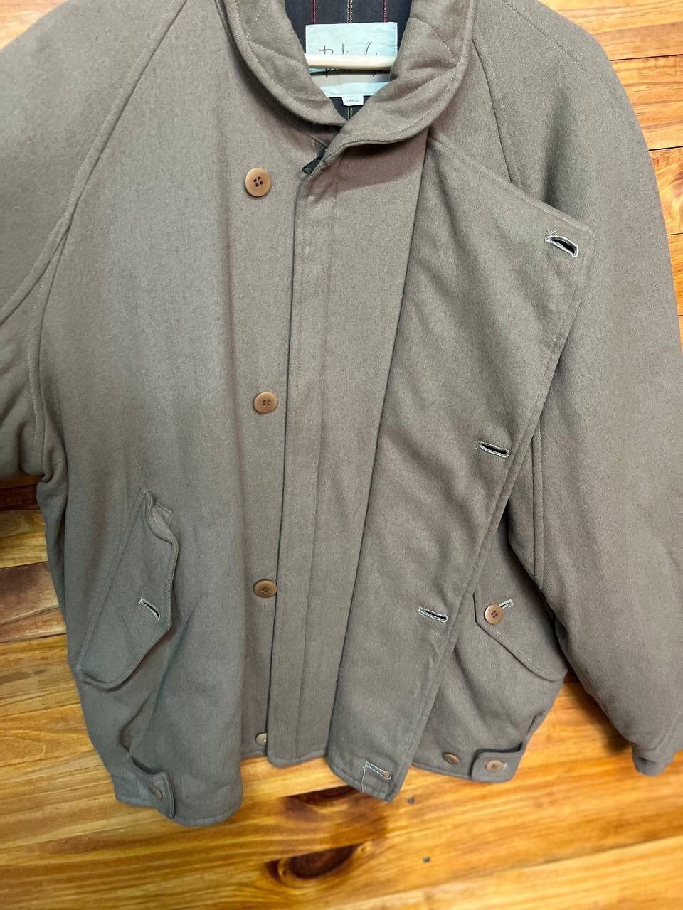 Japanese Brand VINTAGE BAKER ST. WOOL BOMBER JACKET Size US L / EU 52-54 / 3 - 8 Thumbnail