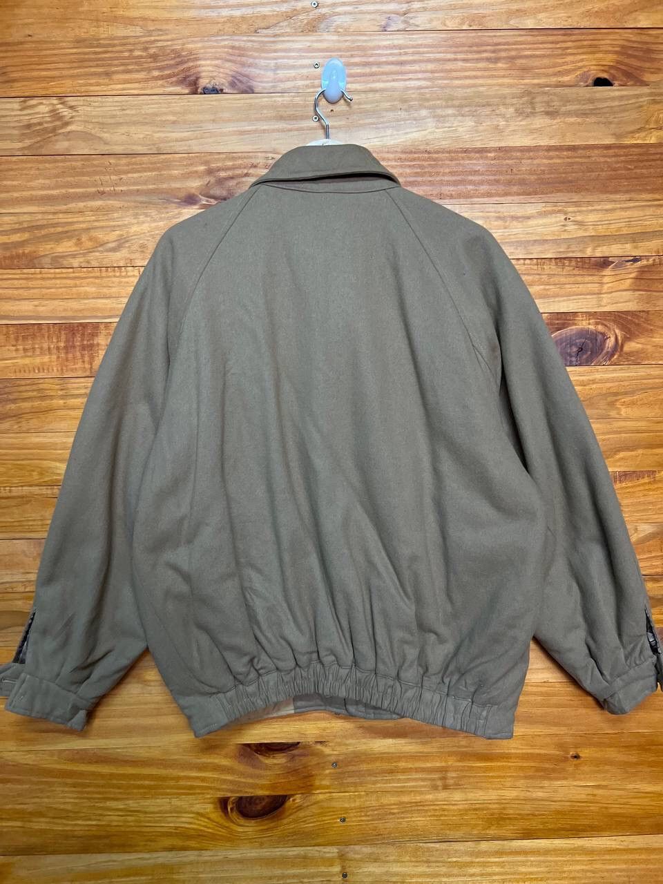 Japanese Brand VINTAGE BAKER ST. WOOL BOMBER JACKET Size US L / EU 52-54 / 3 - 6 Thumbnail