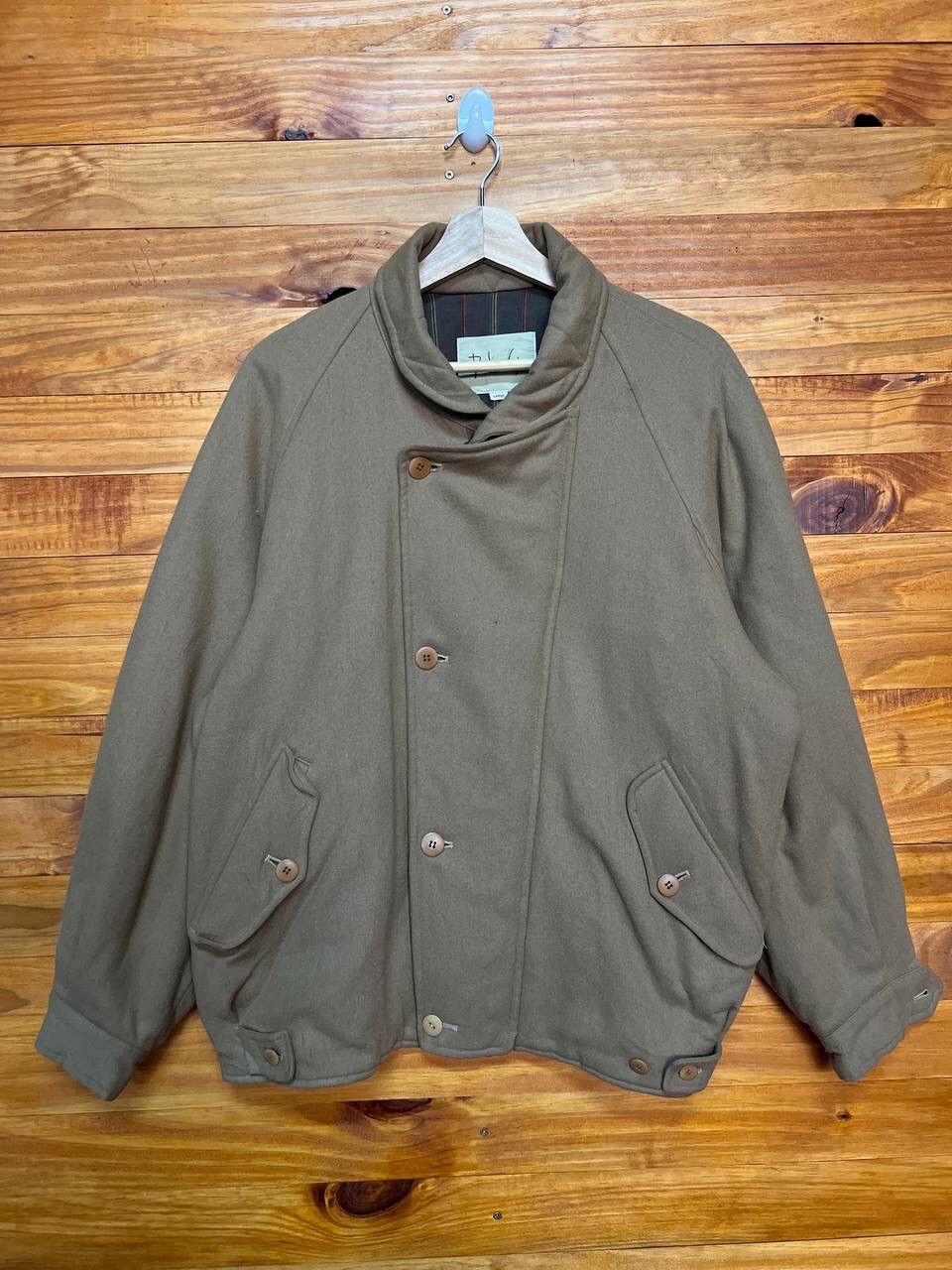 Japanese Brand VINTAGE BAKER ST. WOOL BOMBER JACKET Size US L / EU 52-54 / 3 - 1 Thumbnail