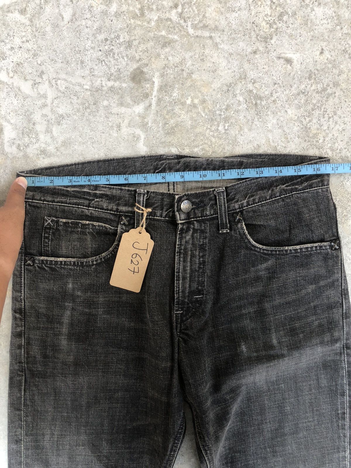 Lee Japanese Lee Flared Jeans Distressed Jeans Size US 33 - 16 Thumbnail