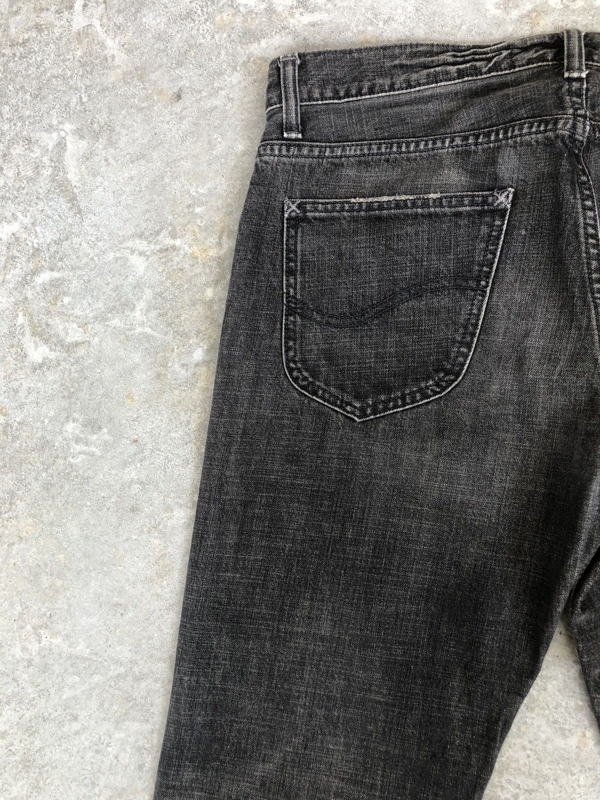 Lee Japanese Lee Flared Jeans Distressed Jeans Size US 33 - 9 Thumbnail
