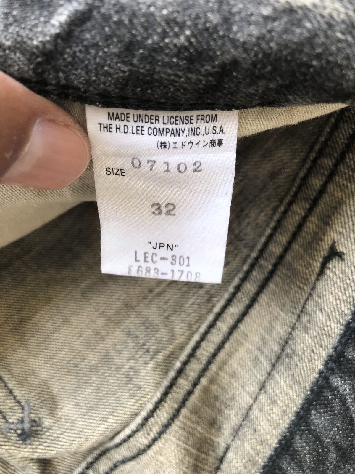 Lee Japanese Lee Flared Jeans Distressed Jeans Size US 33 - 15 Thumbnail