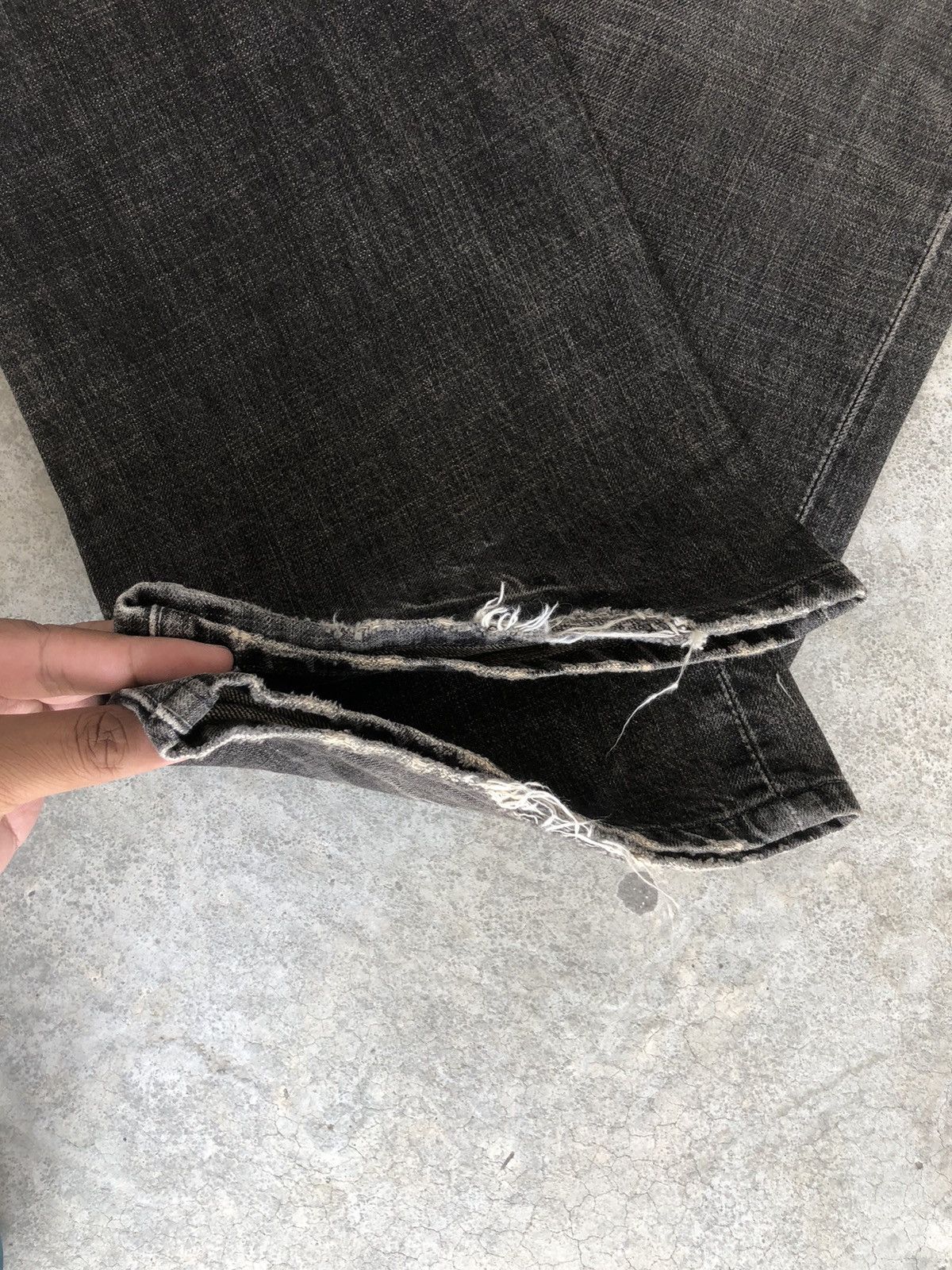 Lee Japanese Lee Flared Jeans Distressed Jeans Size US 33 - 13 Thumbnail