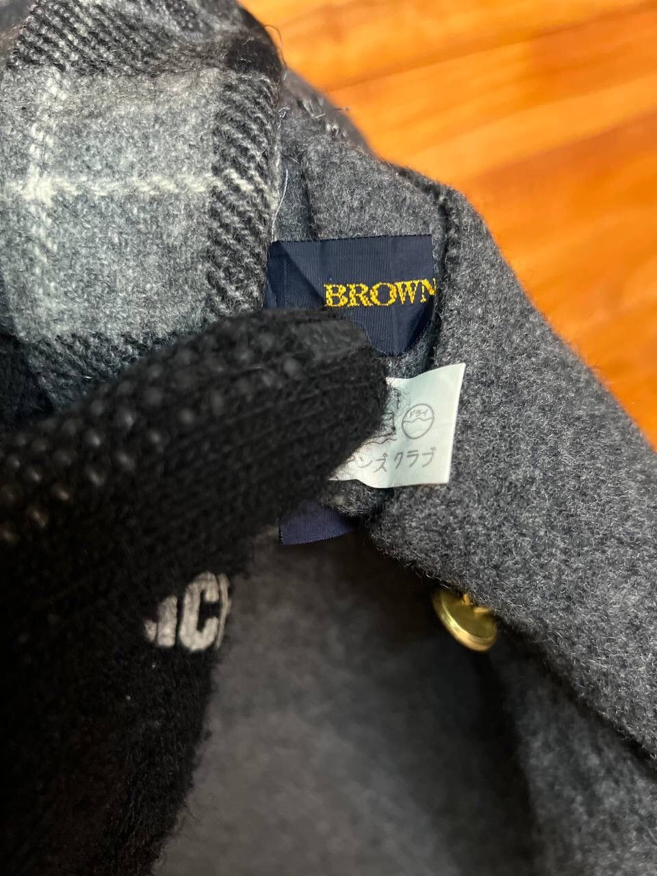 Japanese Brand BROWNY’S WOOL REVERSIBLE HOODIE JACKET Size US M / EU 48-50 / 2 - 16 Thumbnail
