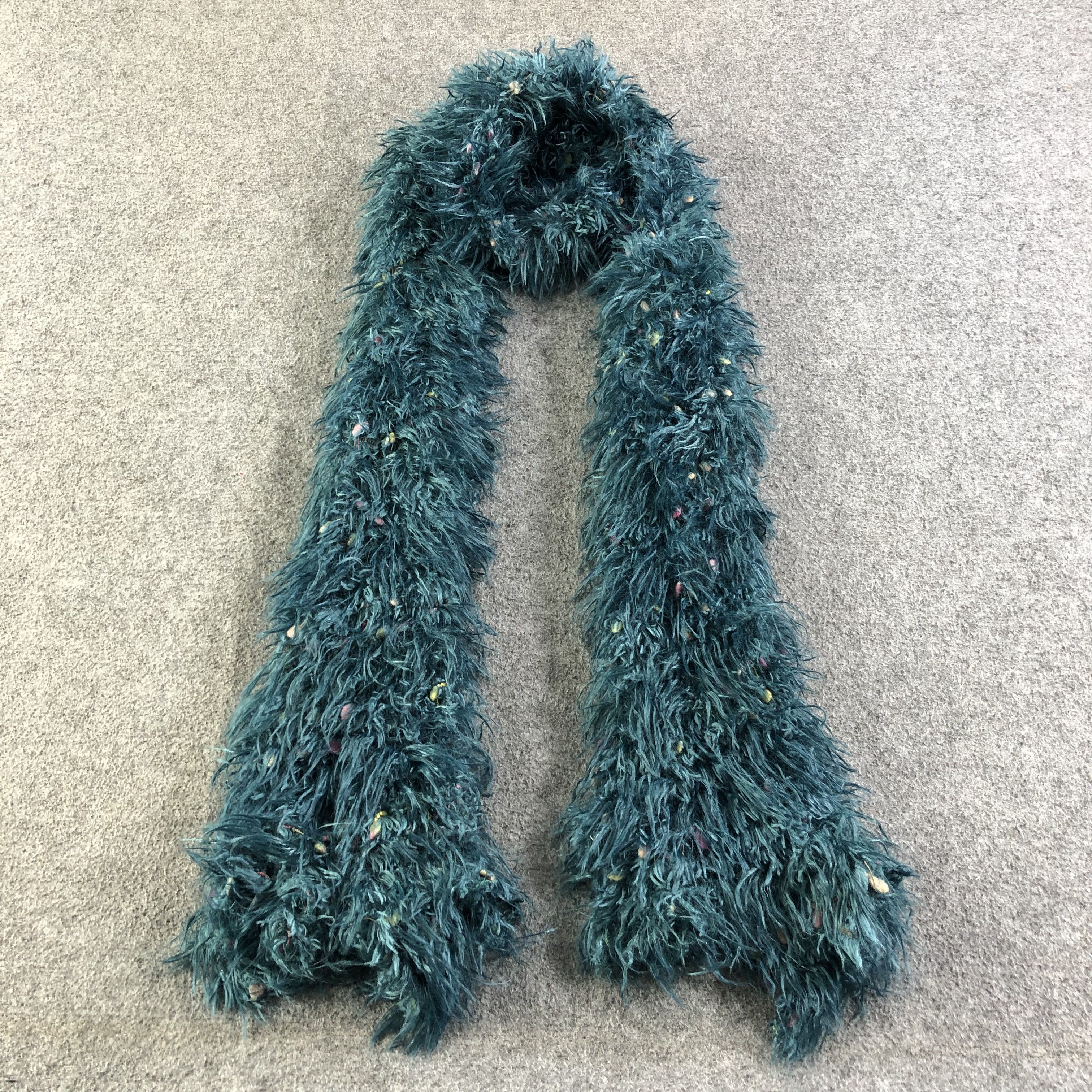 Michel Klein Michel Klein Faux Fur Scarf Muffler Neck Wrap V1229 Size ONE SIZE - 1 Thumbnail