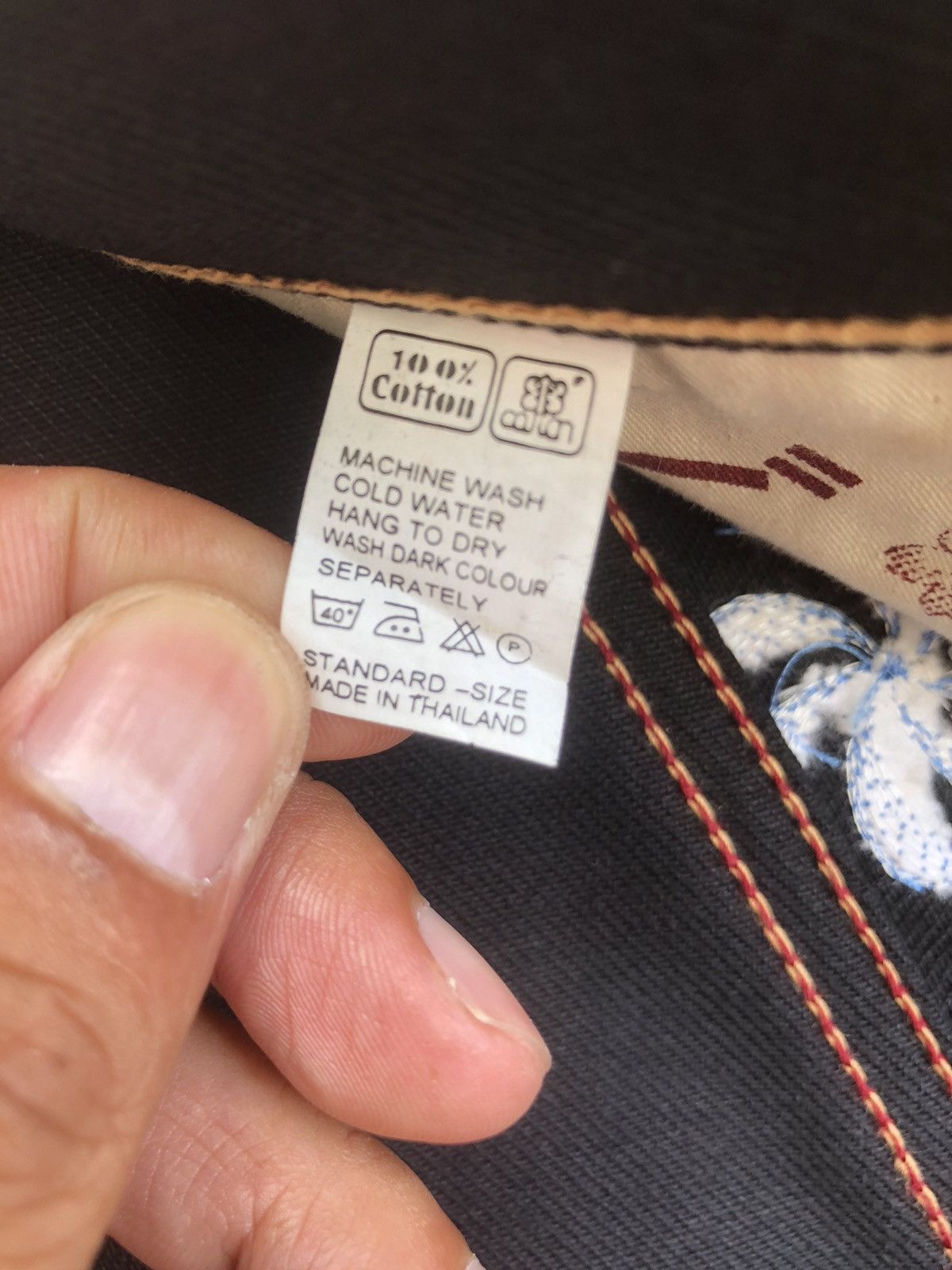 Japanese Brand Japanese SUGOI Embroidered Jeans Size US 30 / EU 46 - 13 Thumbnail