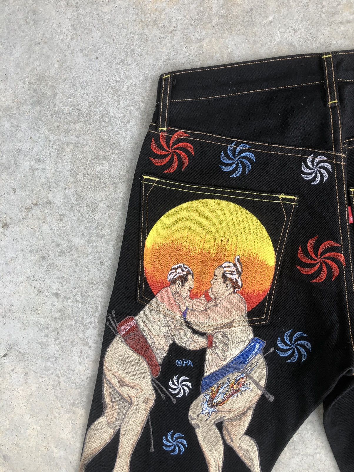 Japanese Brand Japanese SUGOI Embroidered Jeans Size US 30 / EU 46 - 9 Thumbnail