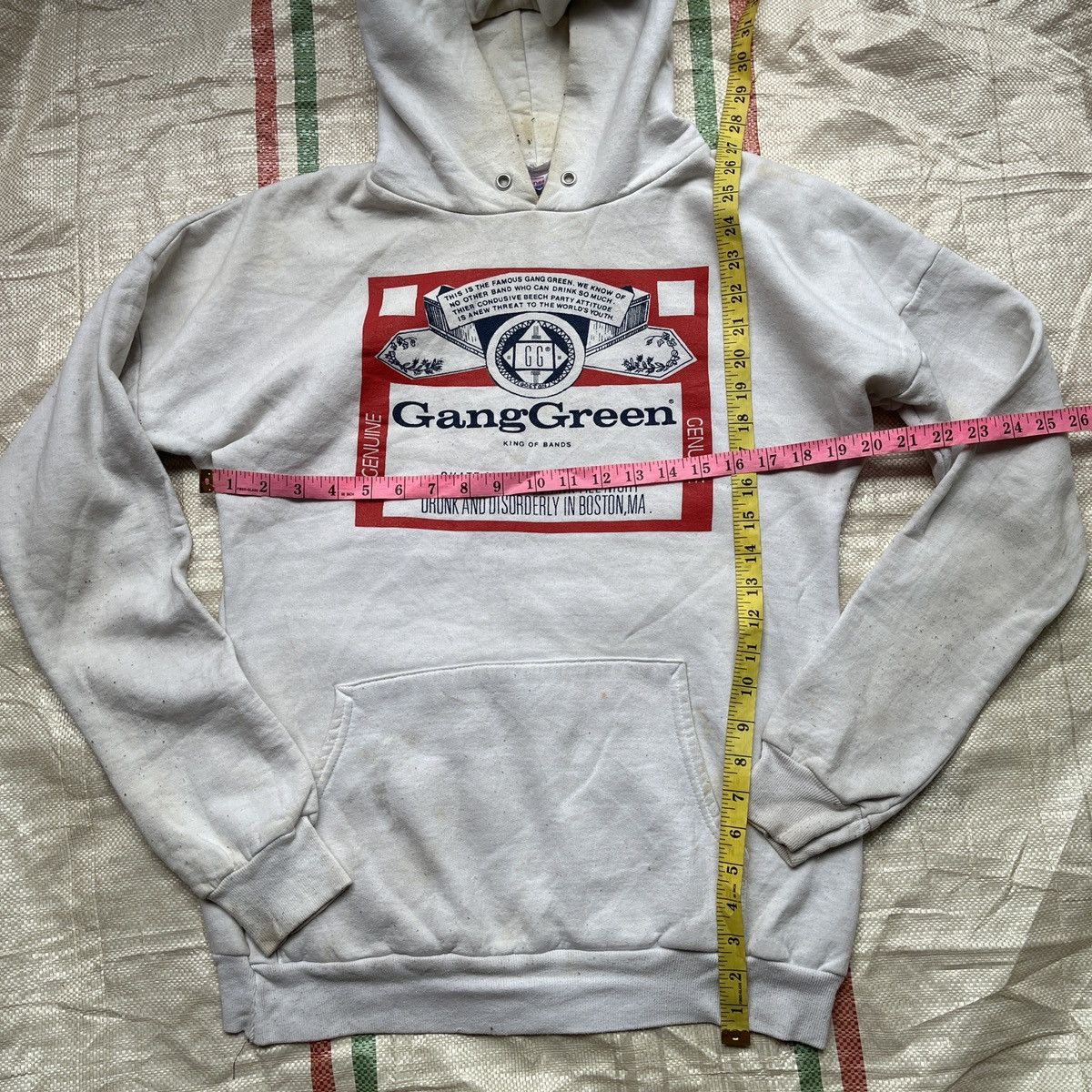 Band Tees × Vintage GangGreen Punk Rock American Band Vintage Hoodie 1990s Size US M / EU 48-50 / 2 - 4 Thumbnail
