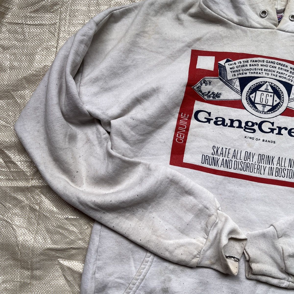 Band Tees × Vintage GangGreen Punk Rock American Band Vintage Hoodie 1990s Size US M / EU 48-50 / 2 - 8 Thumbnail