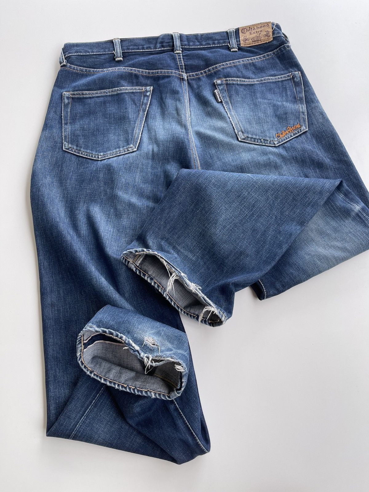 Japanese Brand Vintage Childhood Distressed Selvedge Denim Size US 37 - 6 Thumbnail