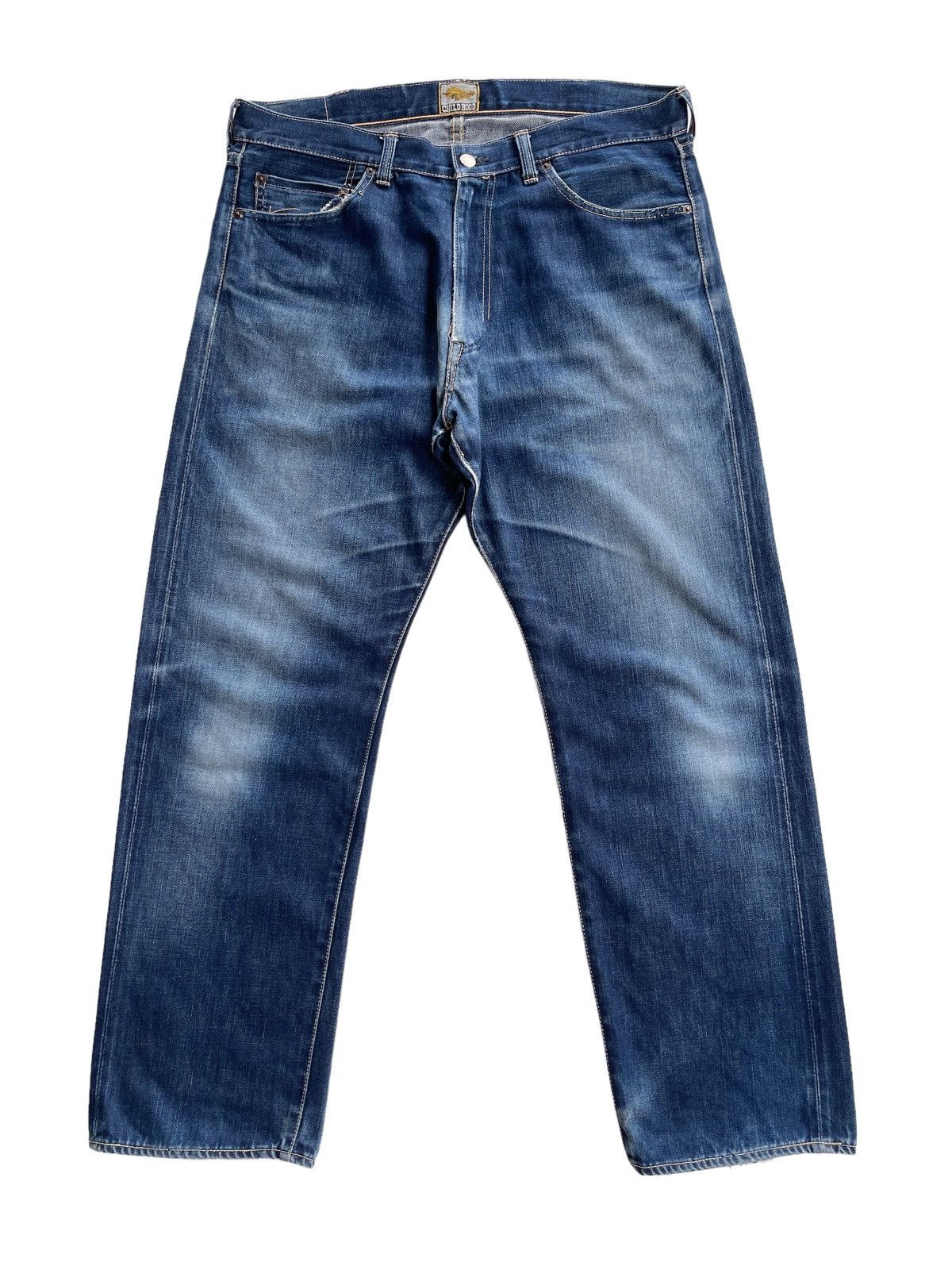 Japanese Brand Vintage Childhood Distressed Selvedge Denim Size US 37 - 1 Thumbnail