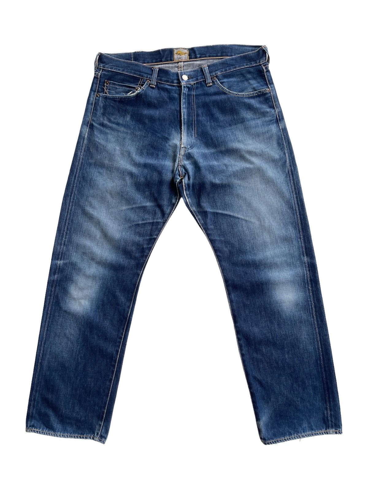 Japanese Brand Vintage Childhood Distressed Selvedge Denim Size US 37 - 4 Thumbnail