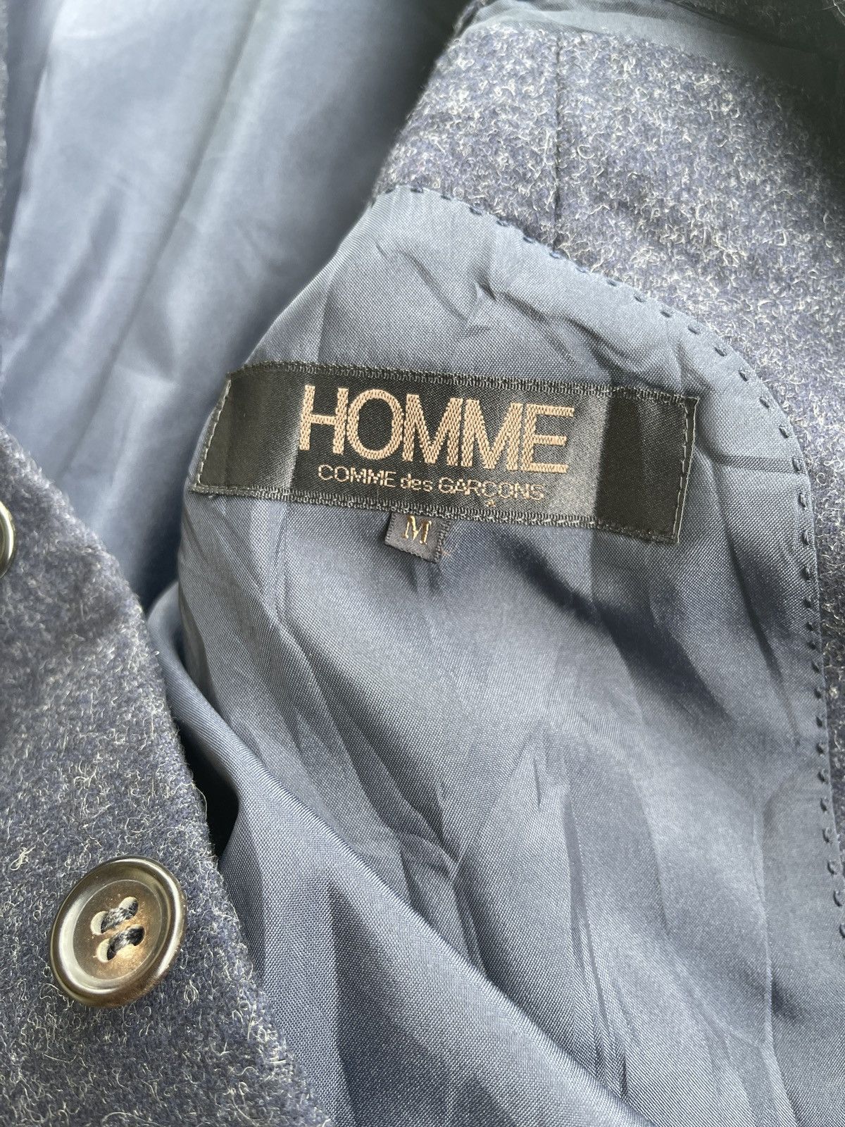 Comme des Garcons Comme Des Garcons Homme Wool Hair Coat Size US M / EU 48-50 / 2 - 5 Thumbnail