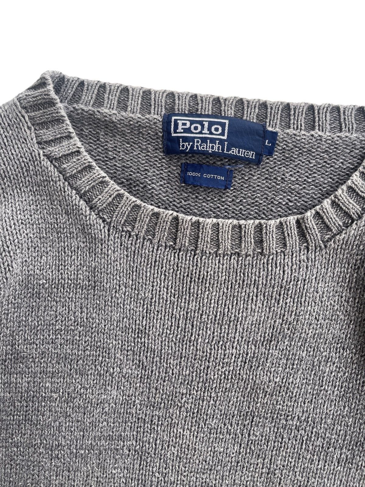 Polo Ralph Lauren Vintage 90s Polo Ralph Lauren Cable Knitted Jumper Size US L / EU 52-54 / 3 - 6 Thumbnail