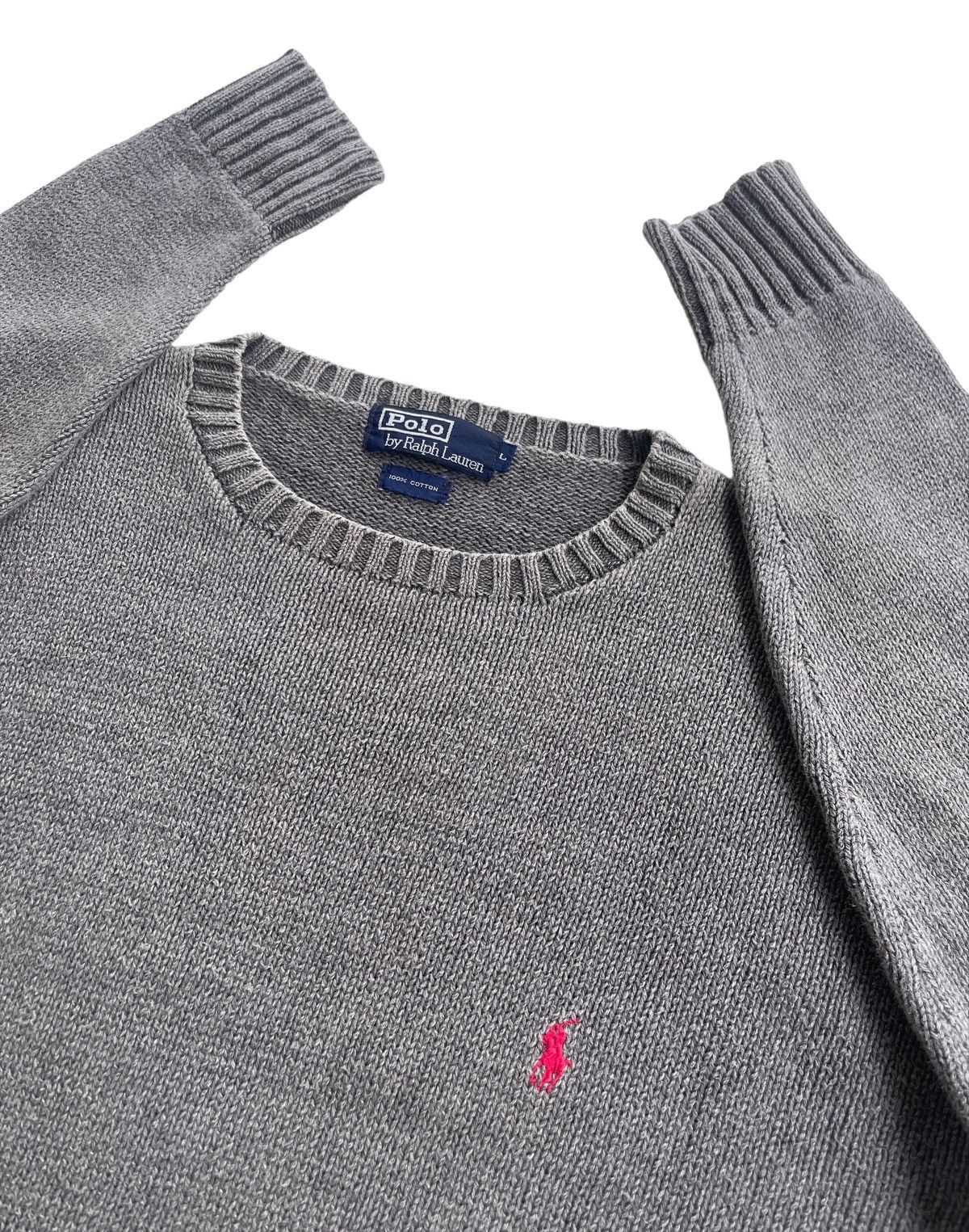 Polo Ralph Lauren Vintage 90s Polo Ralph Lauren Cable Knitted Jumper Size US L / EU 52-54 / 3 - 4 Thumbnail
