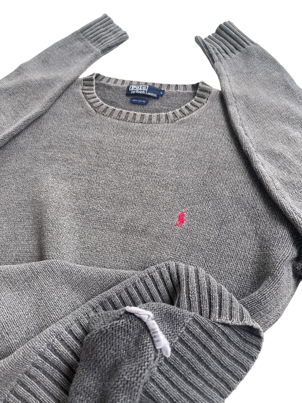 Polo Ralph Lauren Vintage 90s Polo Ralph Lauren Cable Knitted Jumper Size US L / EU 52-54 / 3 - 5 Thumbnail