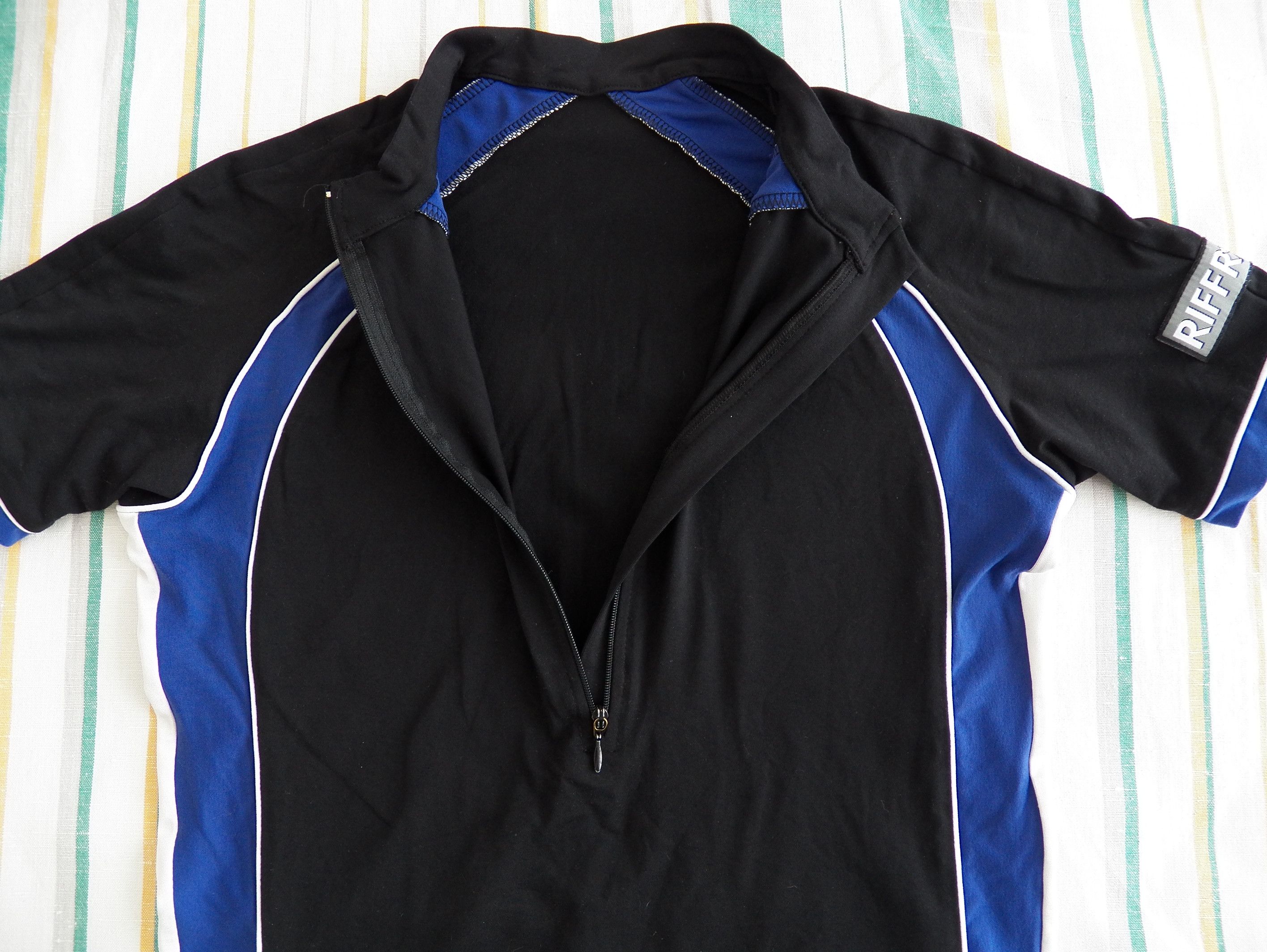 Bicycle Riffraff Cycling Jersey Black Violet Half Zip Short Sleeve Size US M / EU 48-50 / 2 - 7 Thumbnail