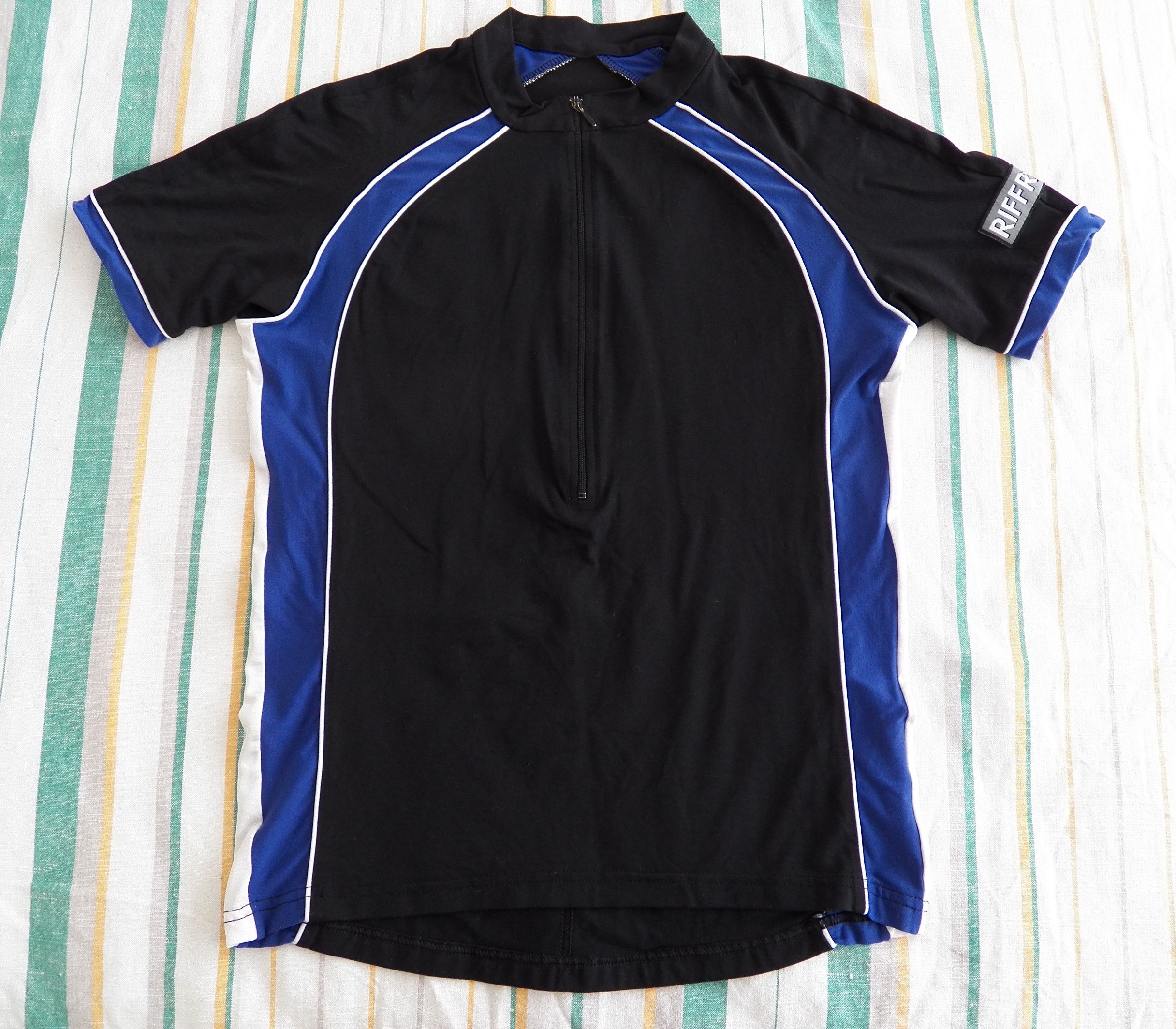 Bicycle Riffraff Cycling Jersey Black Violet Half Zip Short Sleeve Size US M / EU 48-50 / 2 - 1 Thumbnail