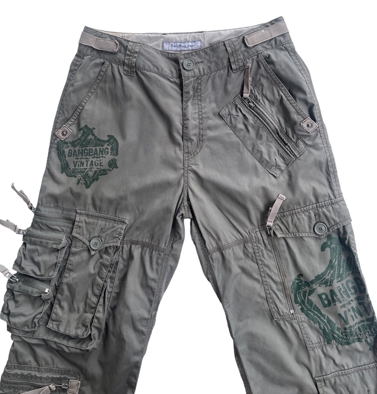 Japanese Brand Japanese Multipocket Parachute Cargo Pants Size US 29 - 4 Thumbnail