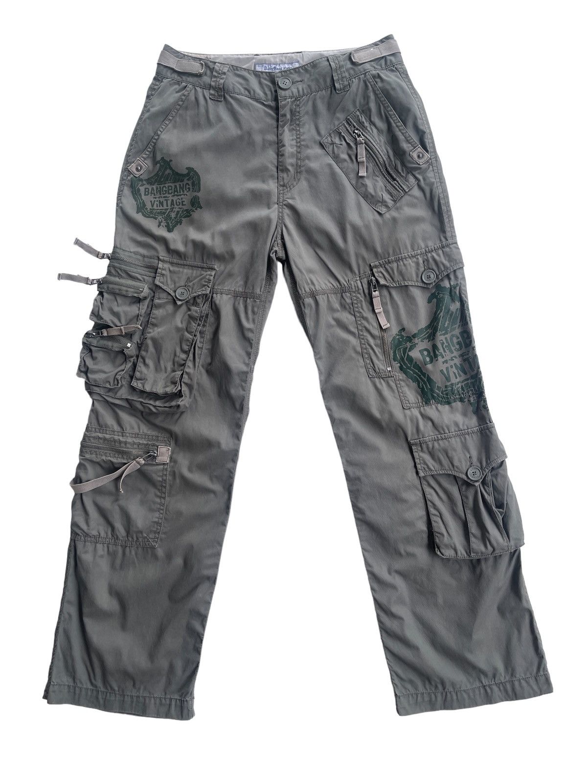 Japanese Brand Japanese Multipocket Parachute Cargo Pants Size US 29 - 3 Thumbnail