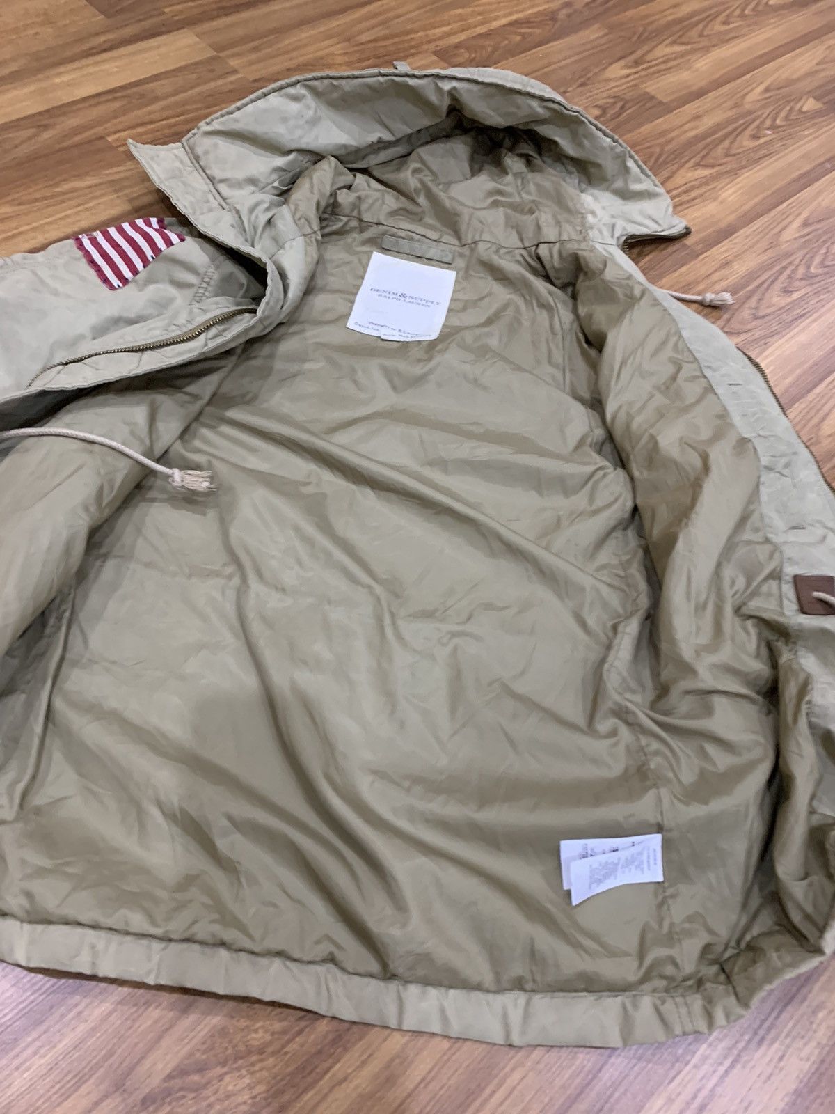 Denim & Supply Ralph Lauren DENIM & SUPPLY MILITARY HOODIE PARKA JACKET Size US XS / EU 42 / 0 - 11 Thumbnail