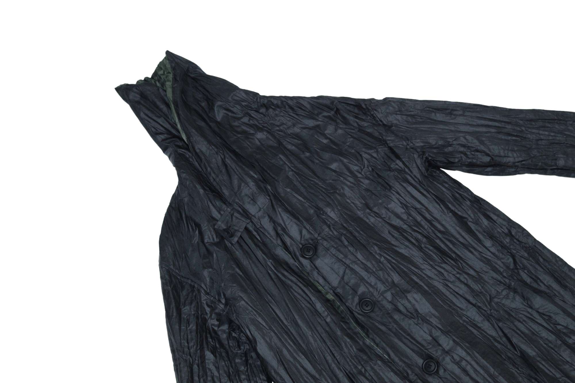 Issey Miyake 80's 90's Issey Miyake Windcoat plisse reversible coat Size US M / EU 48-50 / 2 - 15 Thumbnail