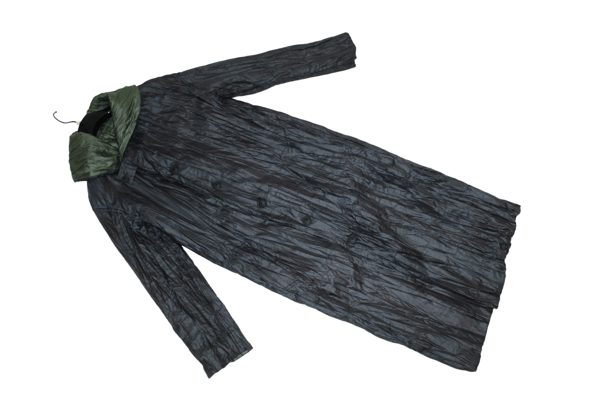 Issey Miyake 80's 90's Issey Miyake Windcoat plisse reversible coat Size US M / EU 48-50 / 2 - 18 Thumbnail