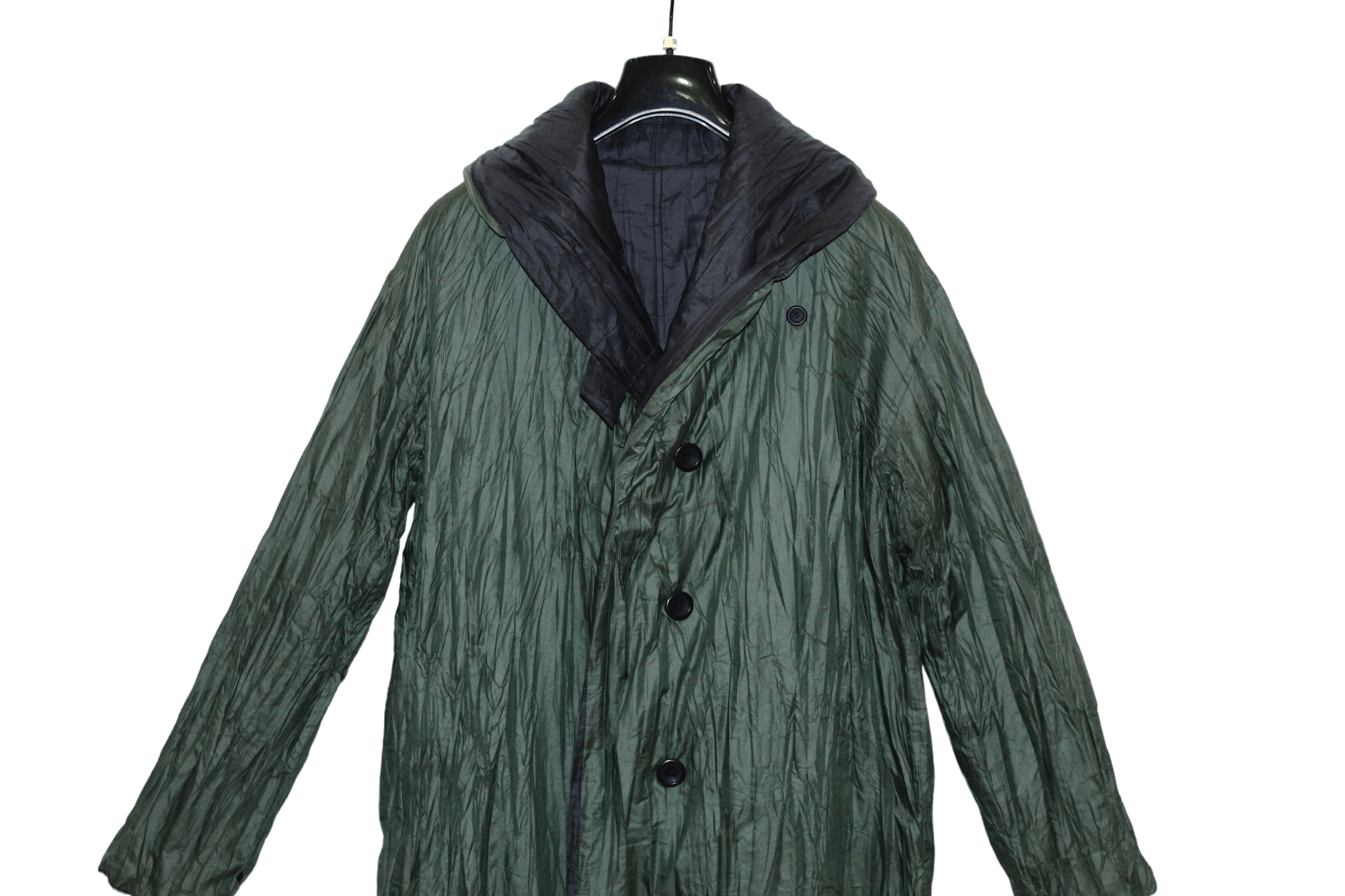 Issey Miyake 80's 90's Issey Miyake Windcoat plisse reversible coat Size US M / EU 48-50 / 2 - 9 Thumbnail