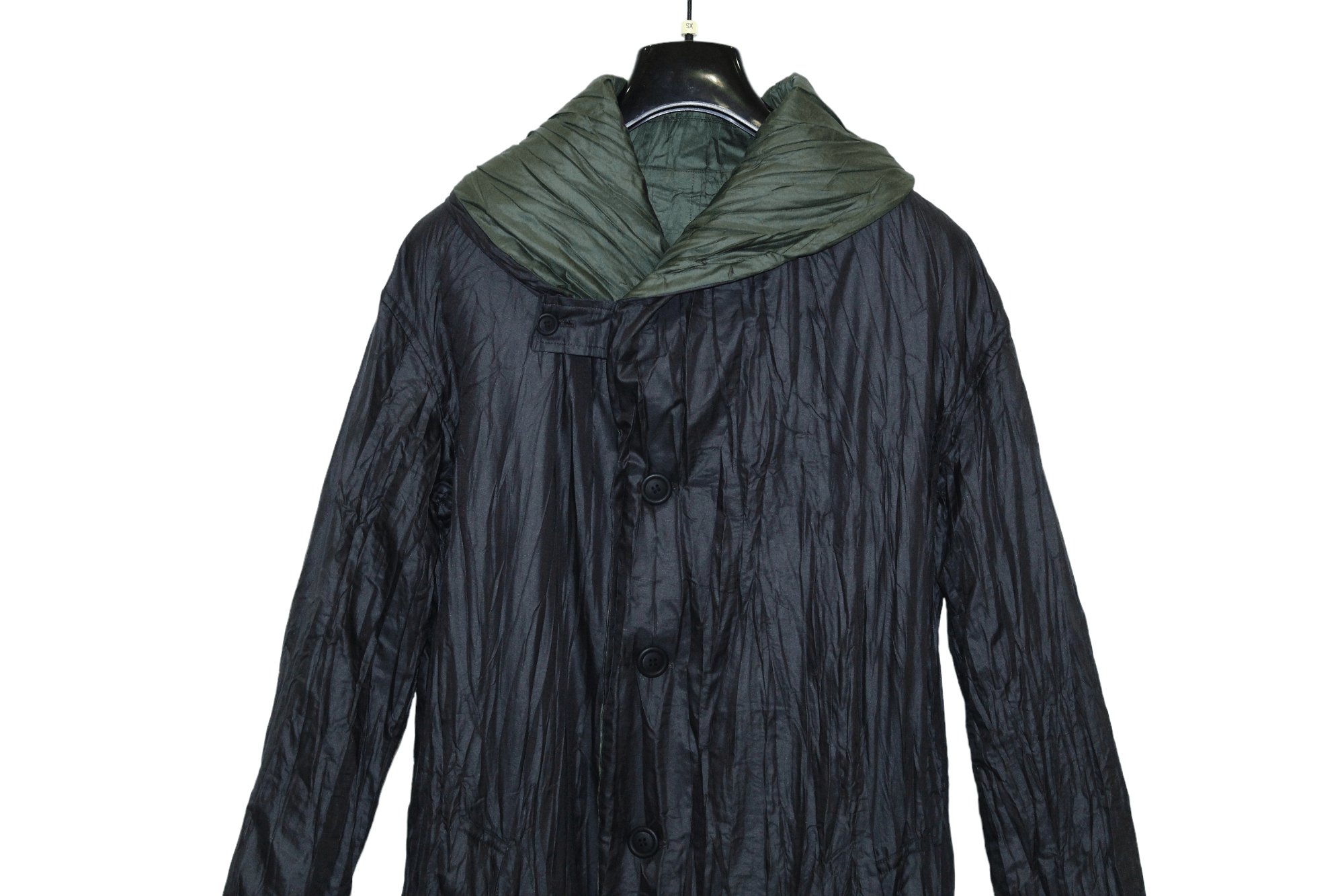 Issey Miyake 80's 90's Issey Miyake Windcoat plisse reversible coat Size US M / EU 48-50 / 2 - 7 Thumbnail