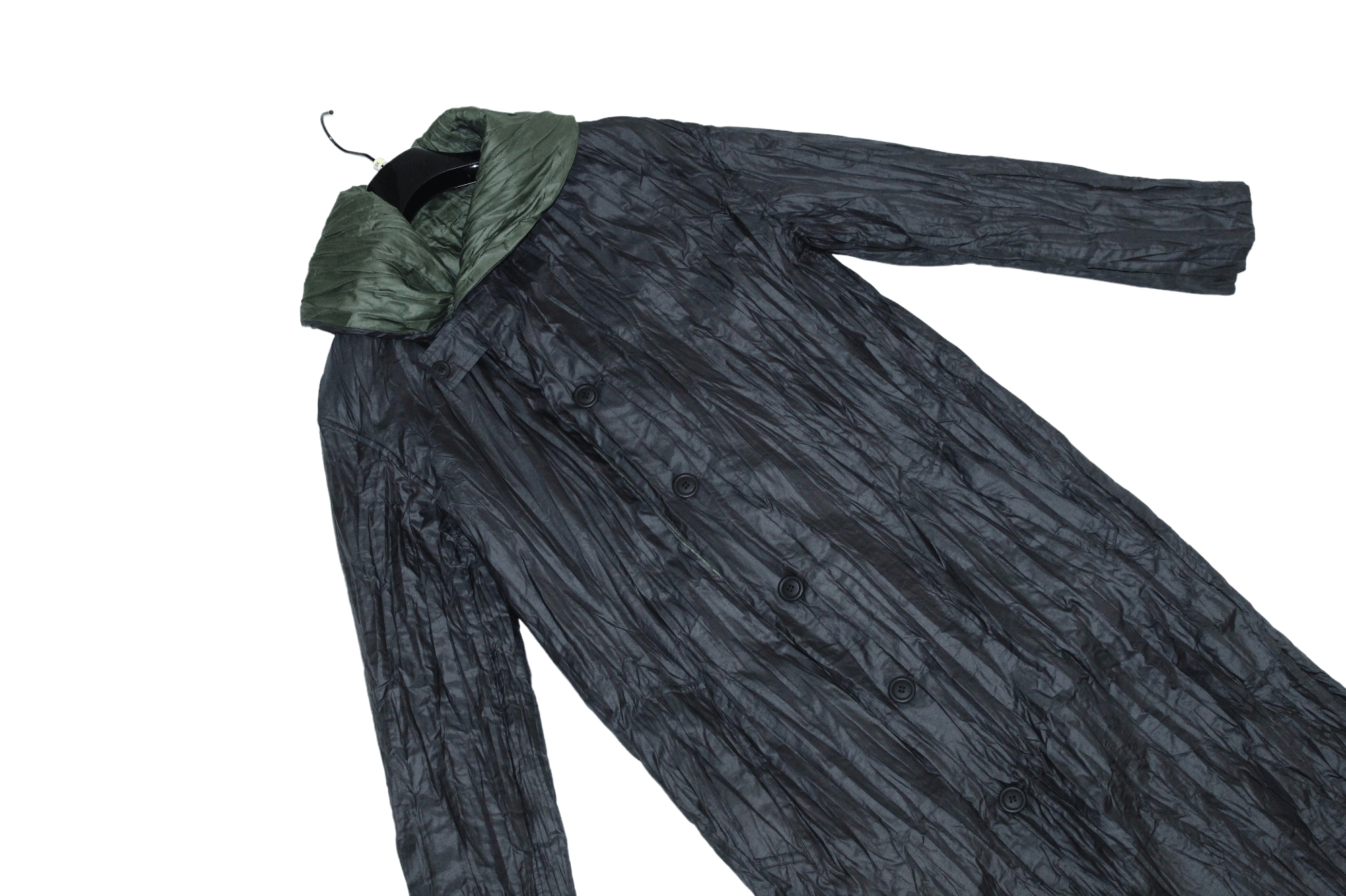 Issey Miyake 80's 90's Issey Miyake Windcoat plisse reversible coat Size US M / EU 48-50 / 2 - 14 Thumbnail