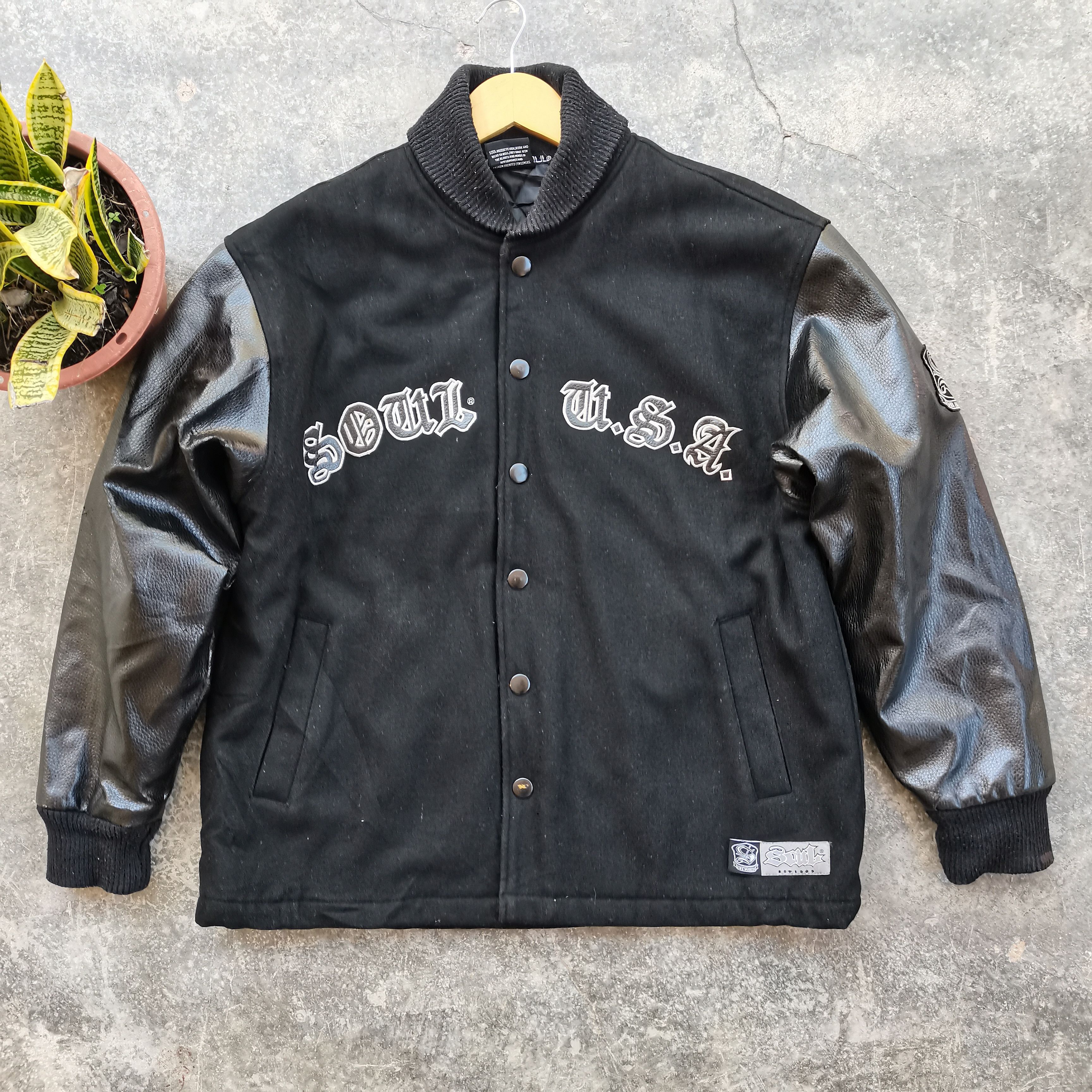 Vintage Archive🔥Vintage SOUL USA Varsity Jacket Size US M / EU 48-50 / 2 - 3 Thumbnail