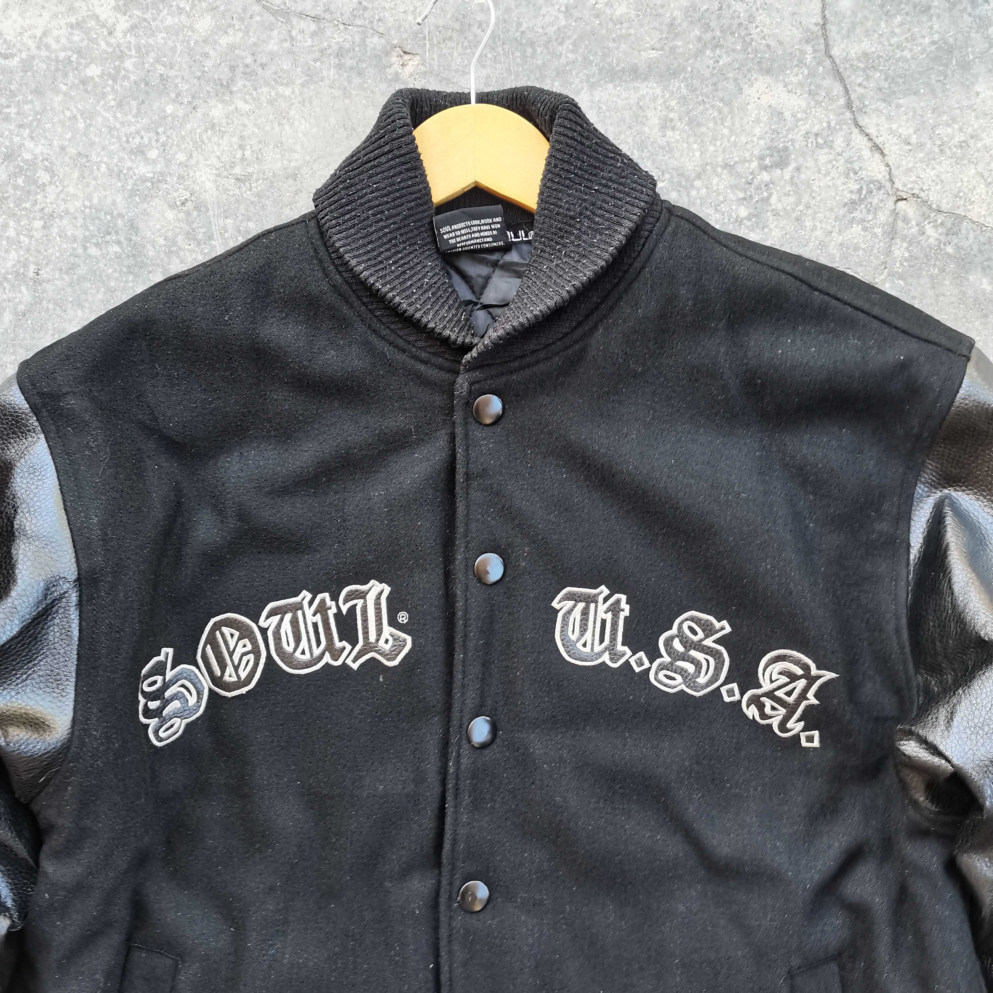 Vintage Archive🔥Vintage SOUL USA Varsity Jacket Size US M / EU 48-50 / 2 - 5 Thumbnail