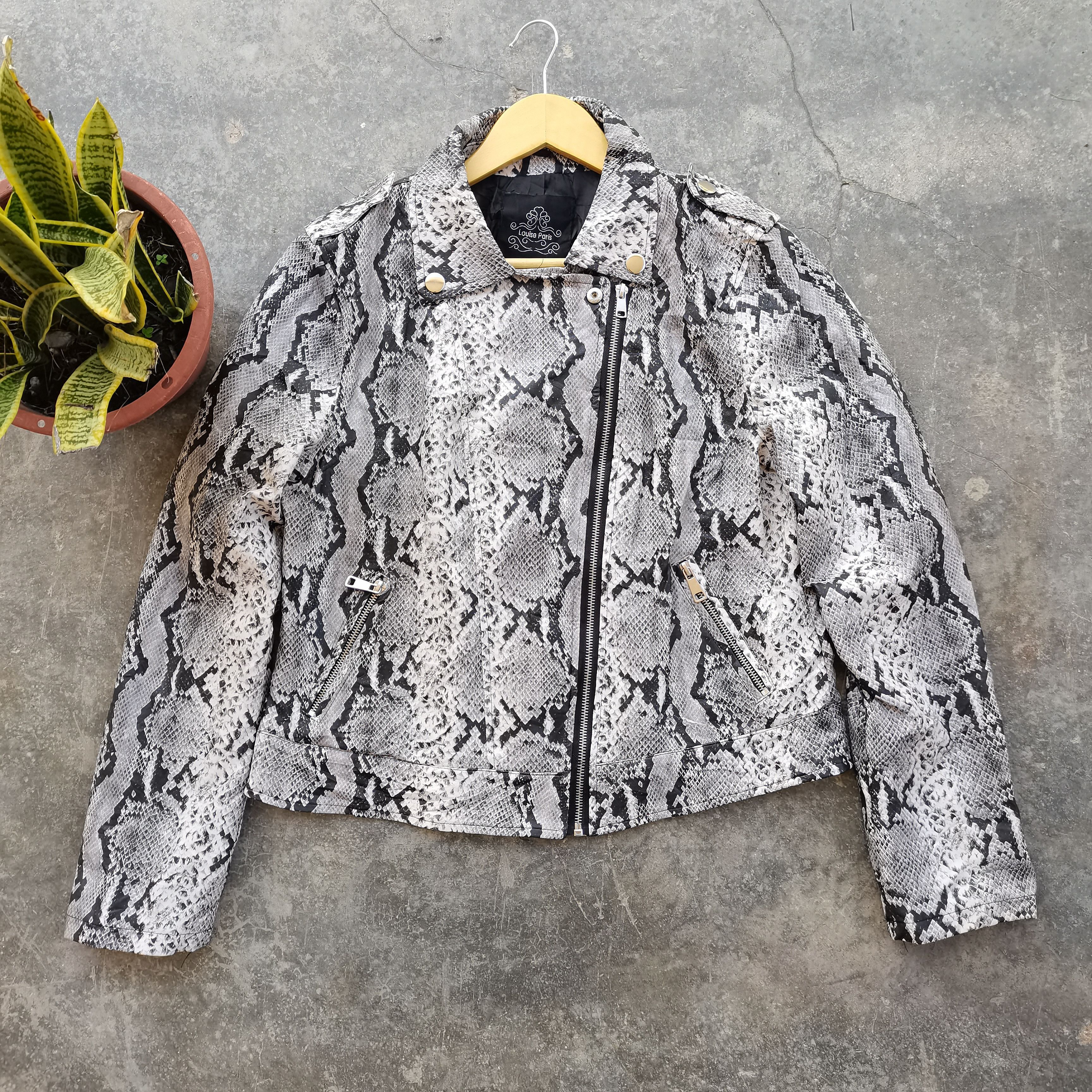 Other Very Rare🔥Vintage LOUIS PARIS Phyton Style Jacket Size US L / EU 52-54 / 3 - 3 Thumbnail