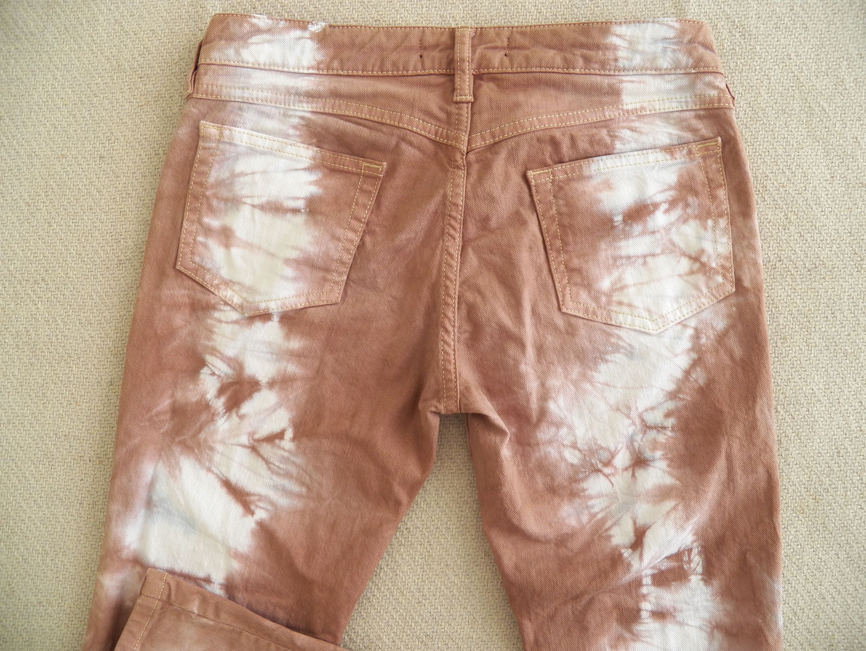 Isabel Marant Stretch Jeans Pale Pink Denim Tie Dye Size M 28 FR38 US6 Size 27" / US 4 / IT 40 - 6 Thumbnail